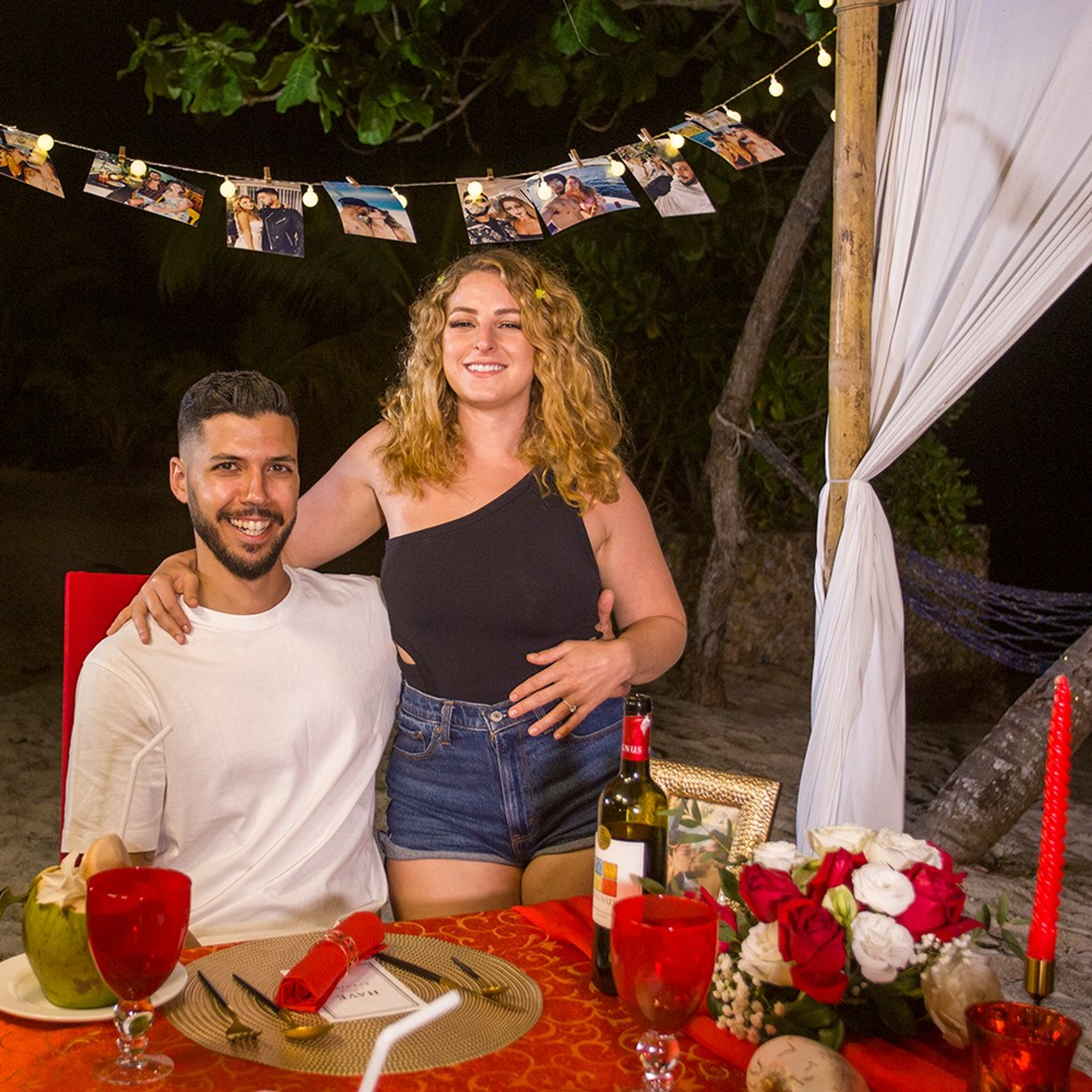 Photo. Romantic proposal on Koh Samui, Thailand