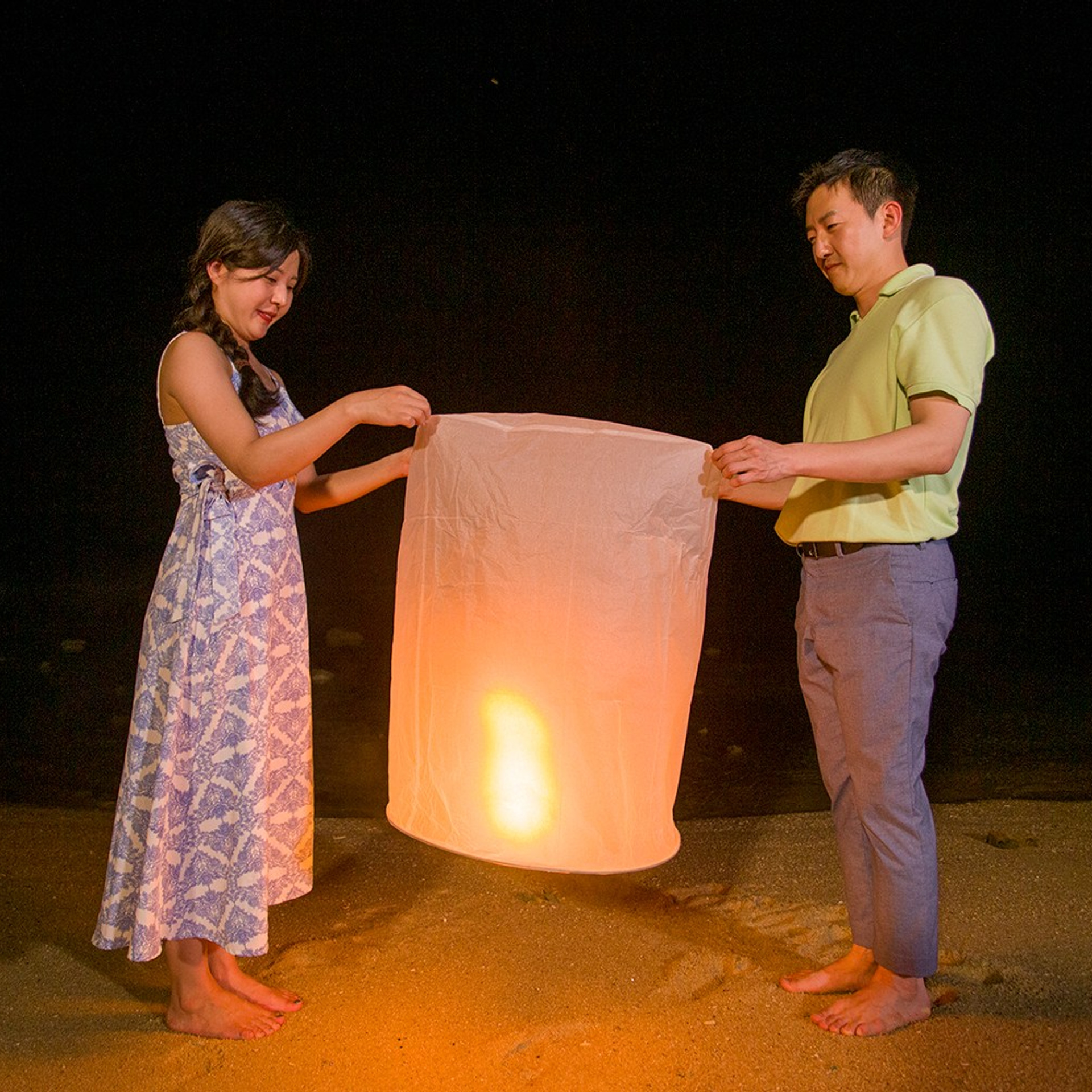 Photo. Romantic proposal on Koh Samui, Thailand
