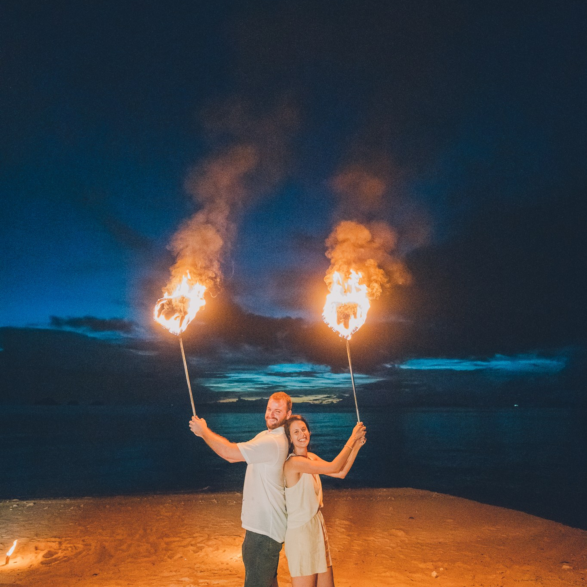 Photo. Romantic proposal on Koh Samui, Thailand