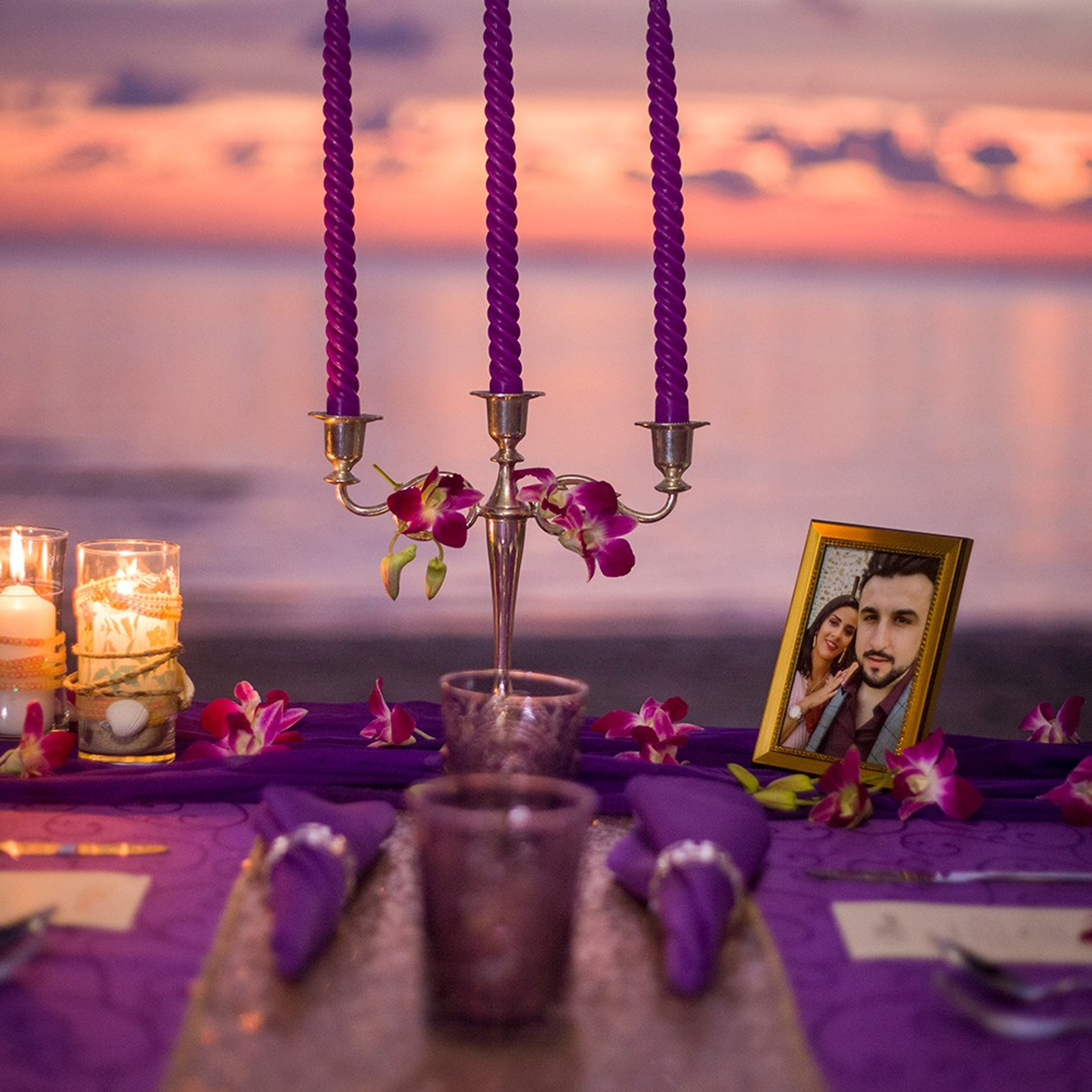 Photo. Romantic proposal on Koh Samui, Thailand