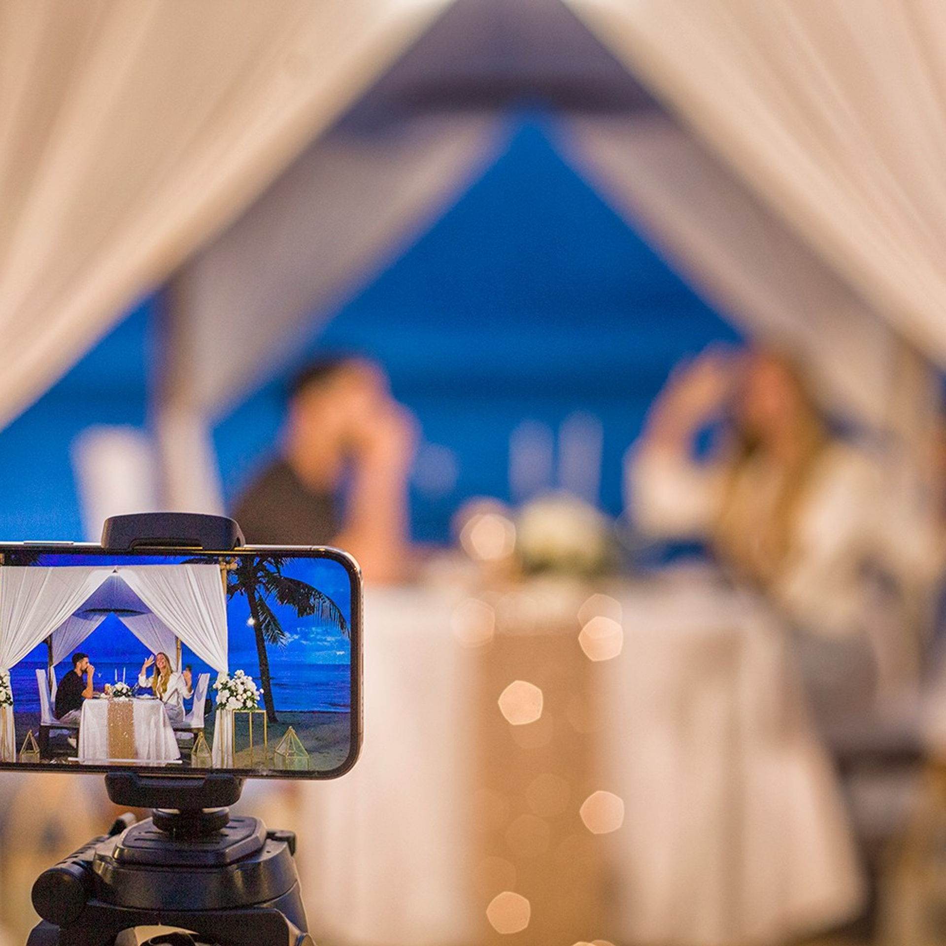Photo. Romantic proposal on Koh Samui, Thailand