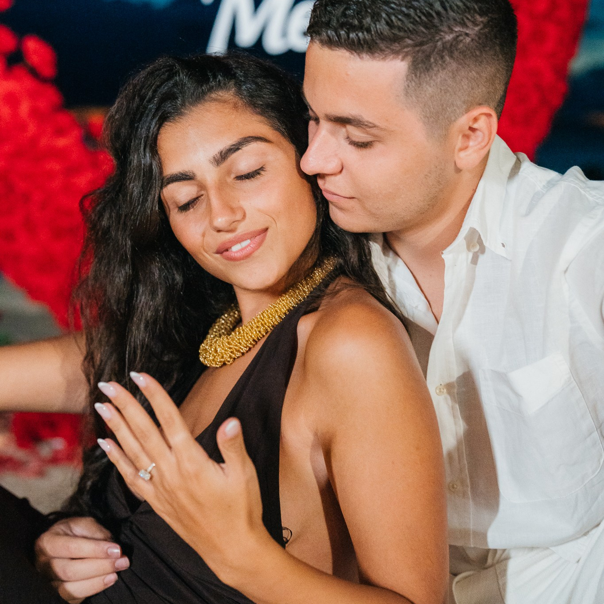 Photo. Romantic proposal on Koh Samui, Thailand