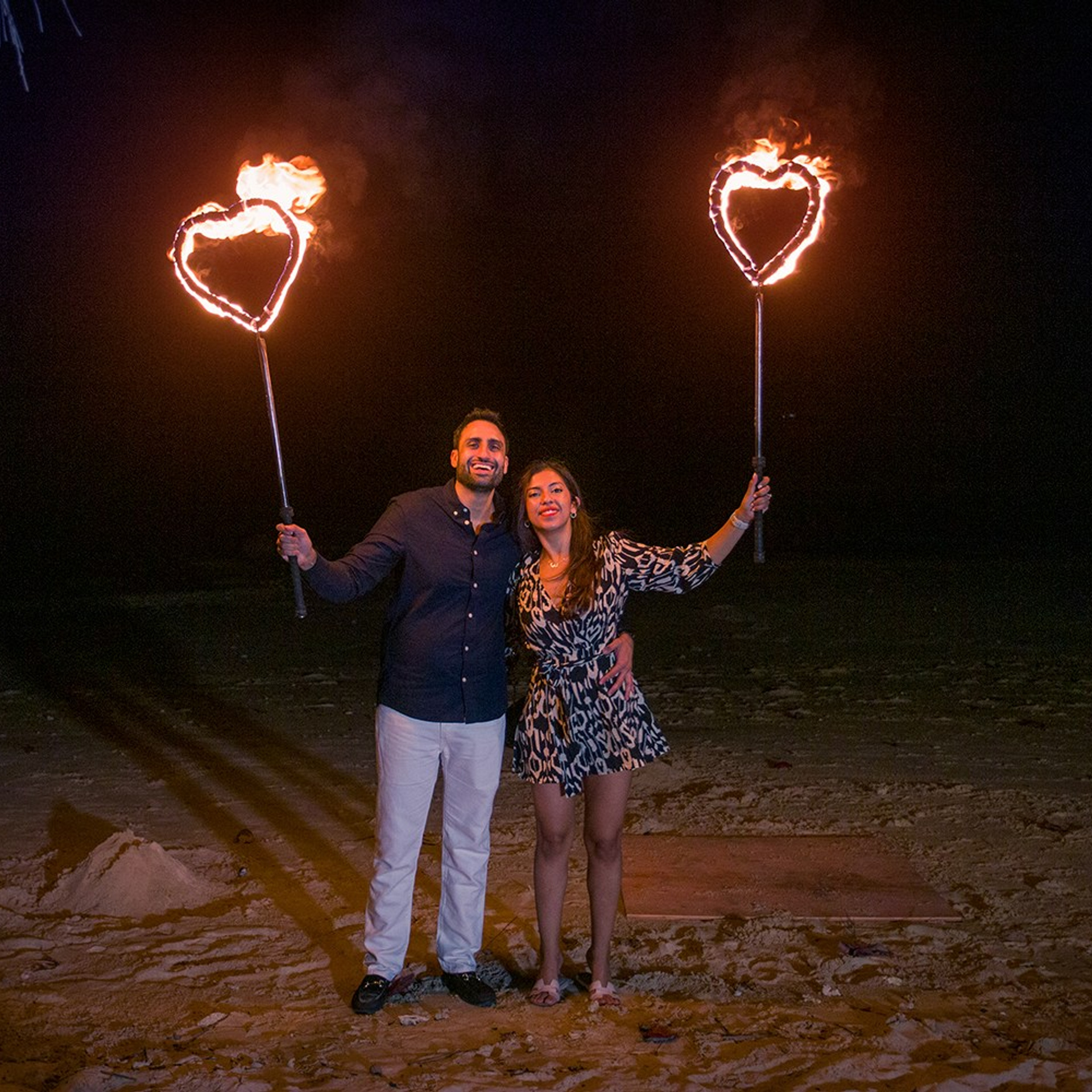 Photo. Romantic proposal on Koh Samui, Thailand