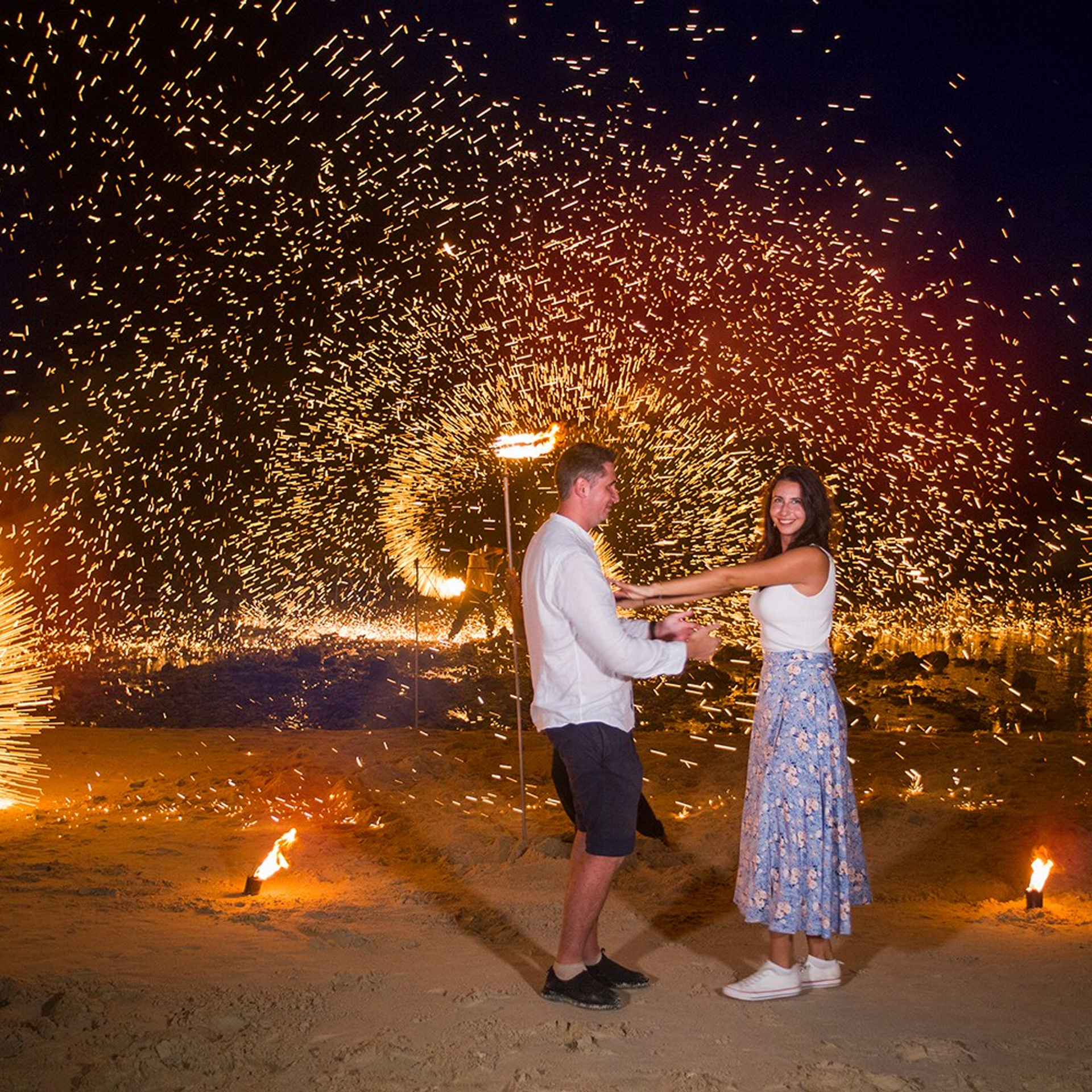 Photo. Romantic proposal on Koh Samui, Thailand