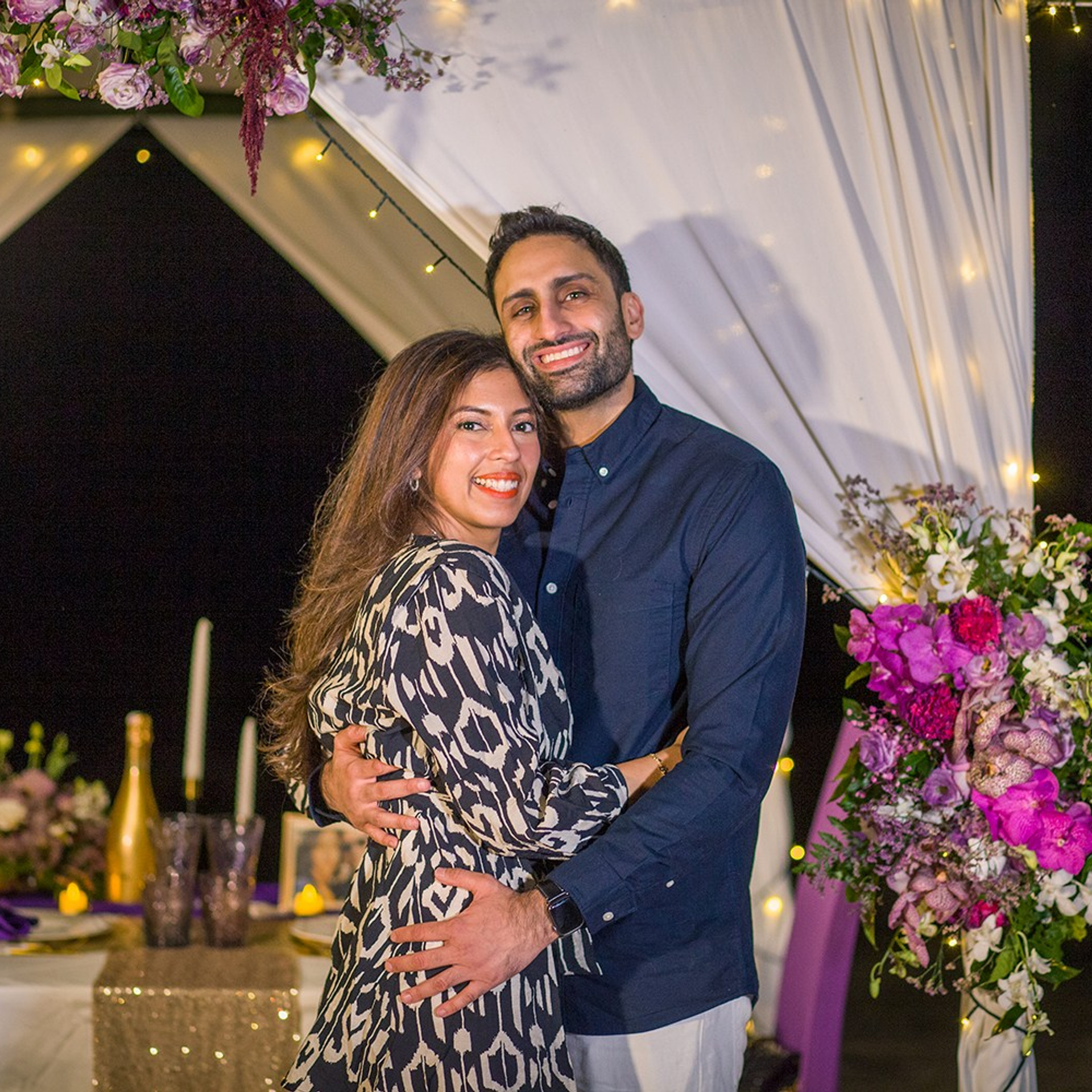 Photo. Romantic proposal on Koh Samui, Thailand