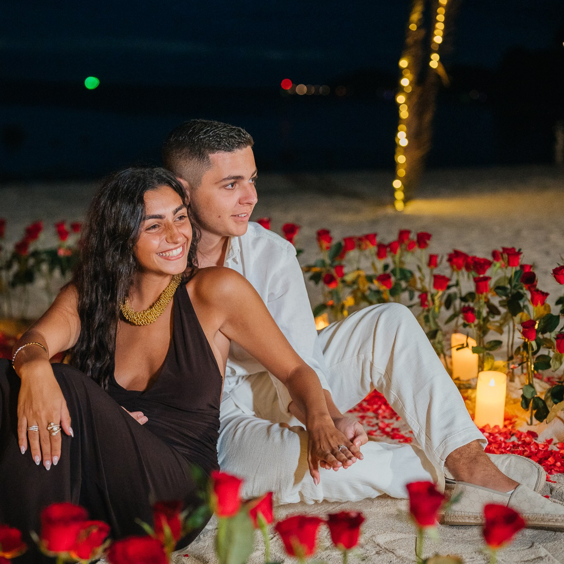 Photo. Romantic proposal on Koh Samui, Thailand