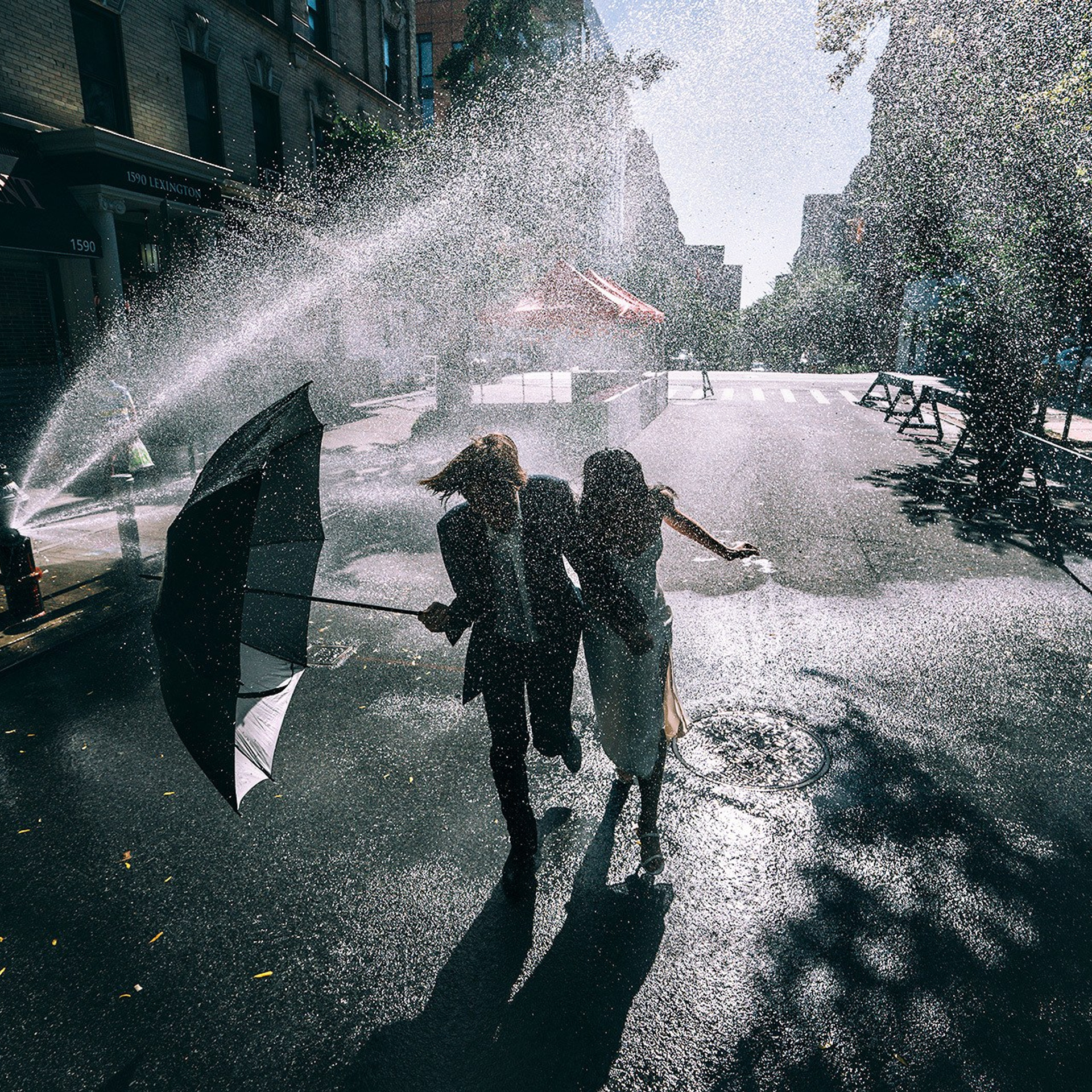 Kirill and Kaimi. The Edge, The Vessel, Conservatory Garden