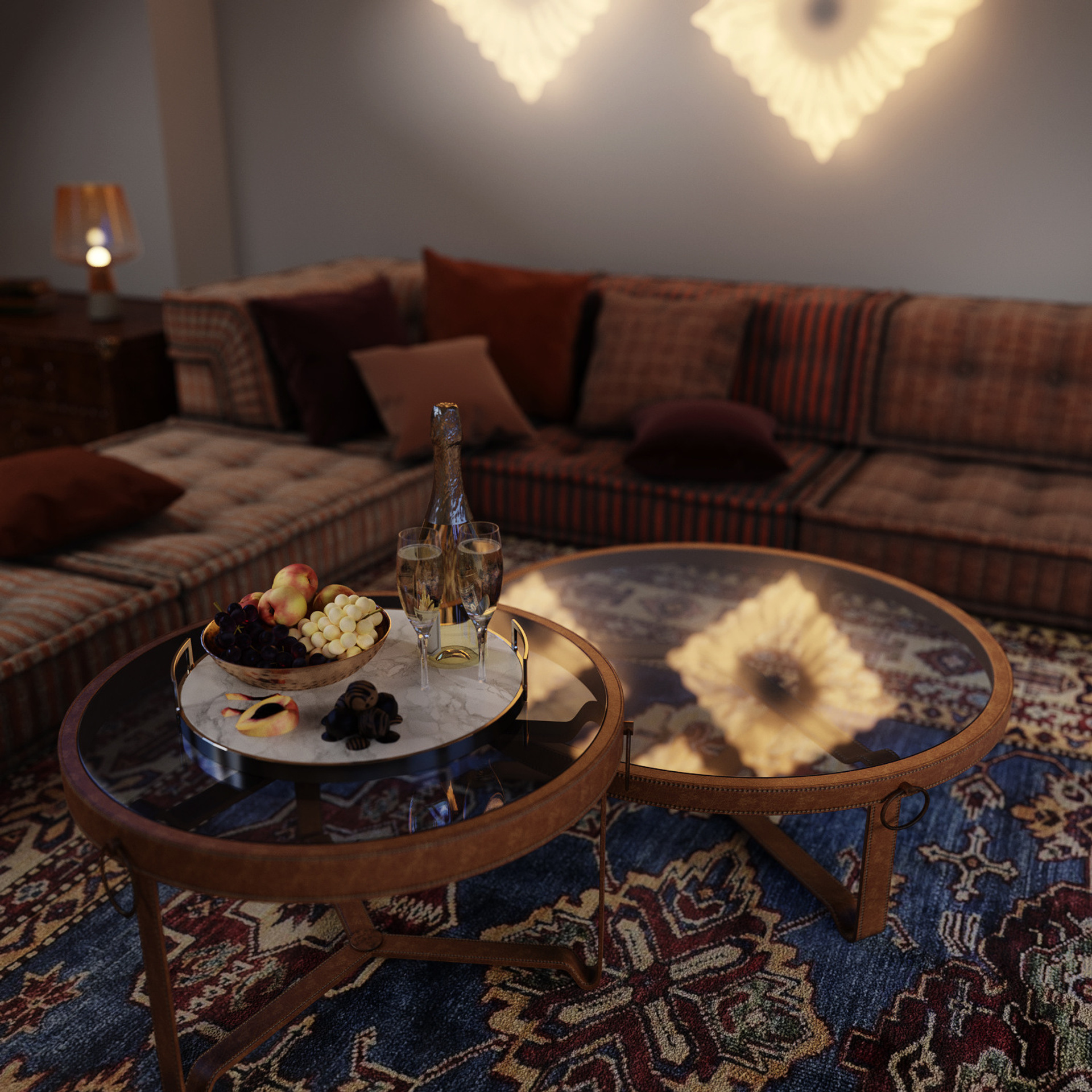 LIVING ROOM. 3D visualization