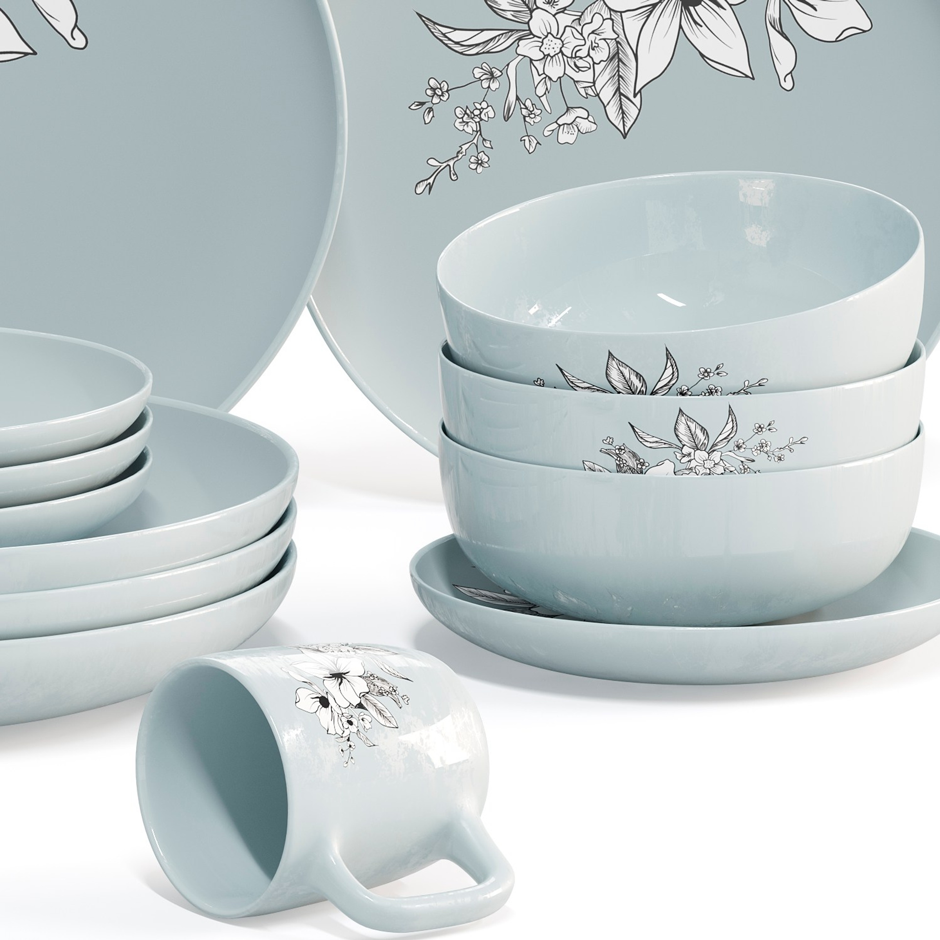 Декор для кухни, гостиной. 3D visualization