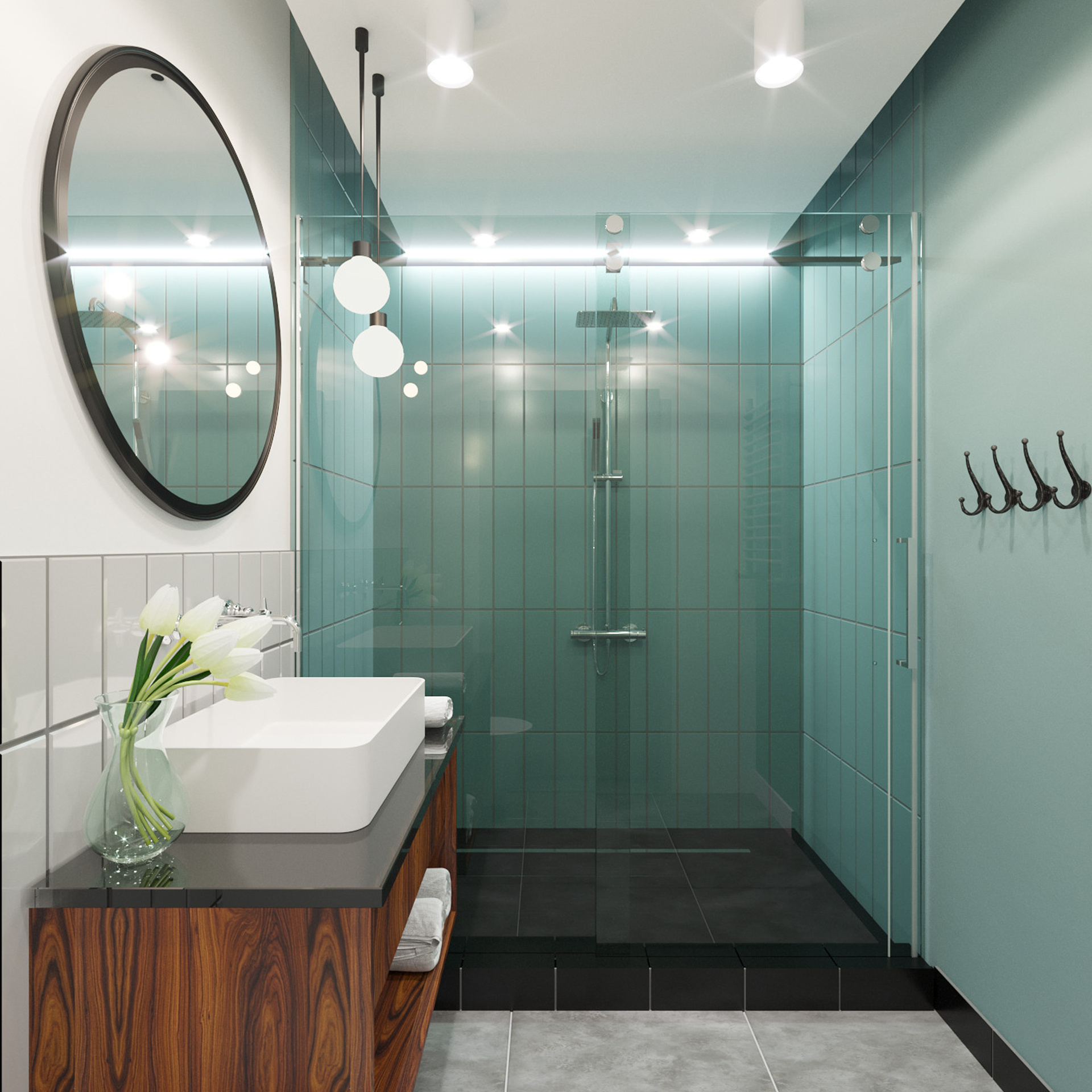 BATHROOMS. 3D visualization