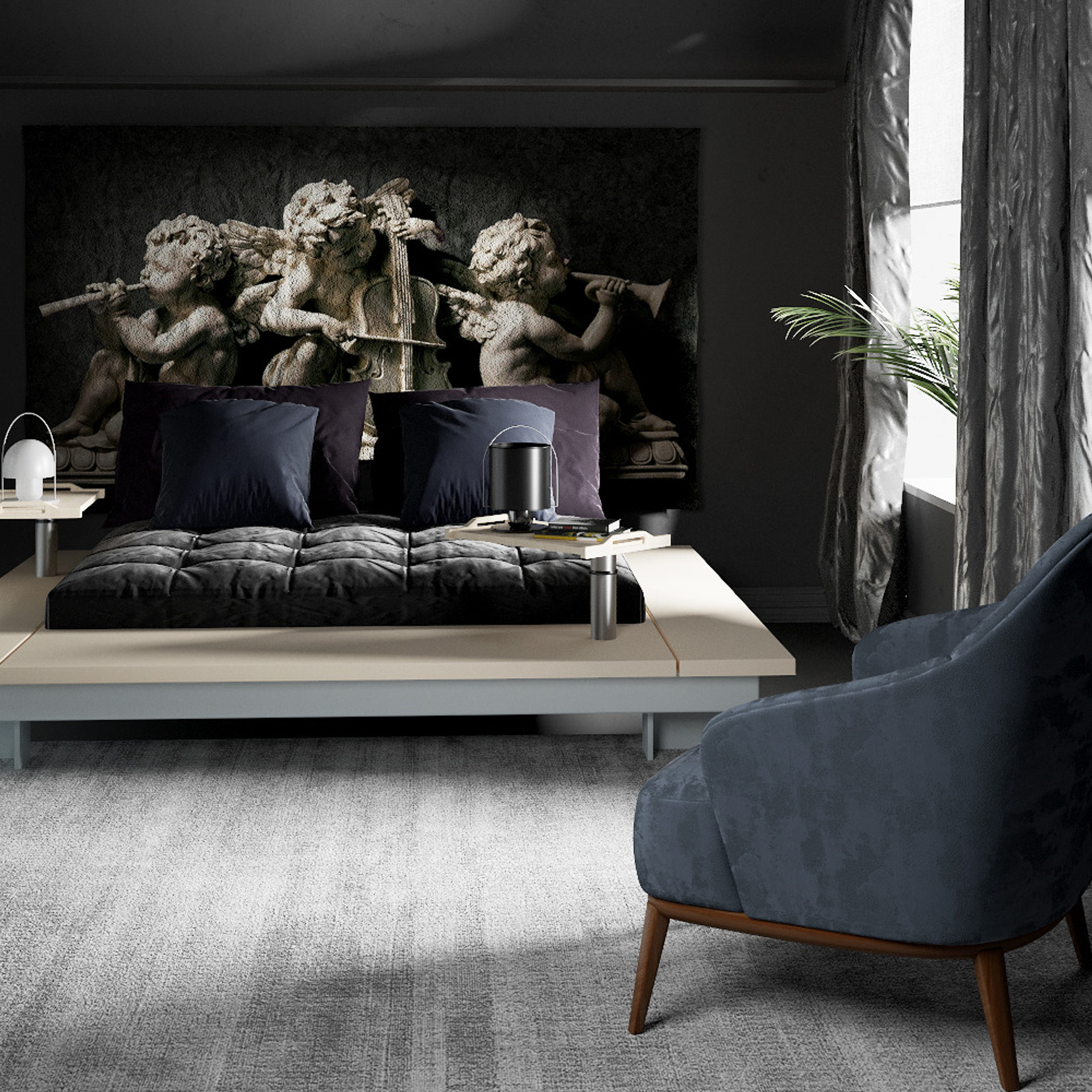 BEDROOM. 3D visualization