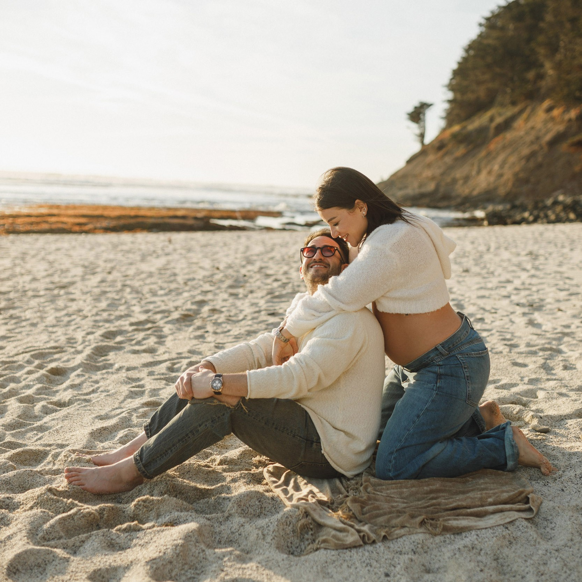 Almost Three | Moss Beach Maternity Session