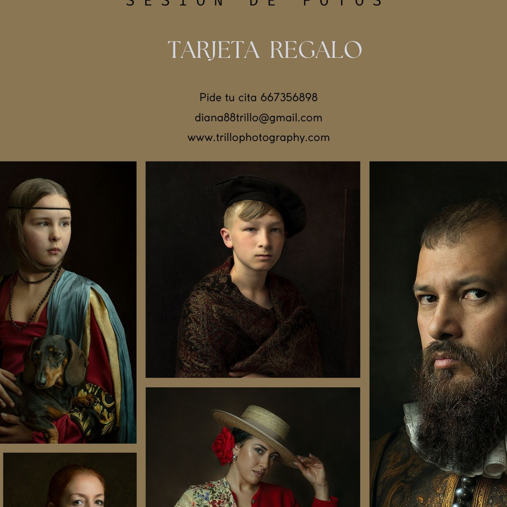 TARJETA REGALO. DIANA TRILLO_PHOTOGRAPHY