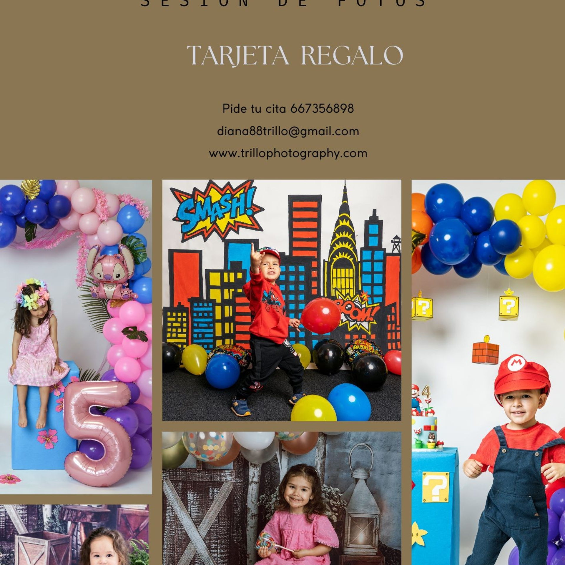TARJETA REGALO. DIANA TRILLO_PHOTOGRAPHY