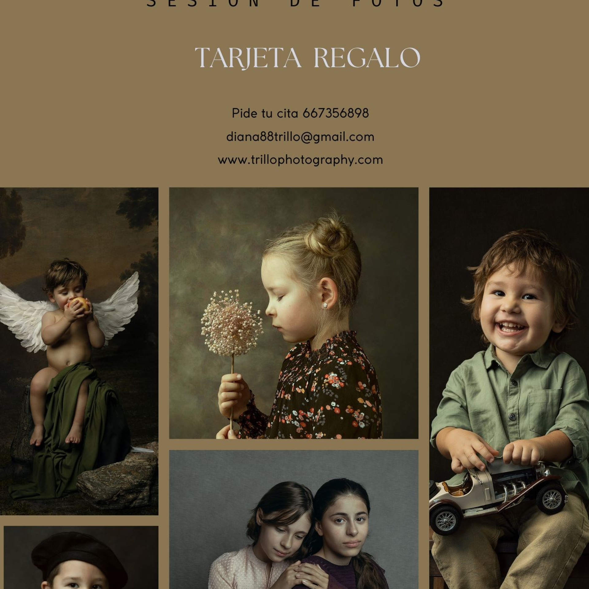 TARJETA REGALO. DIANA TRILLO_PHOTOGRAPHY
