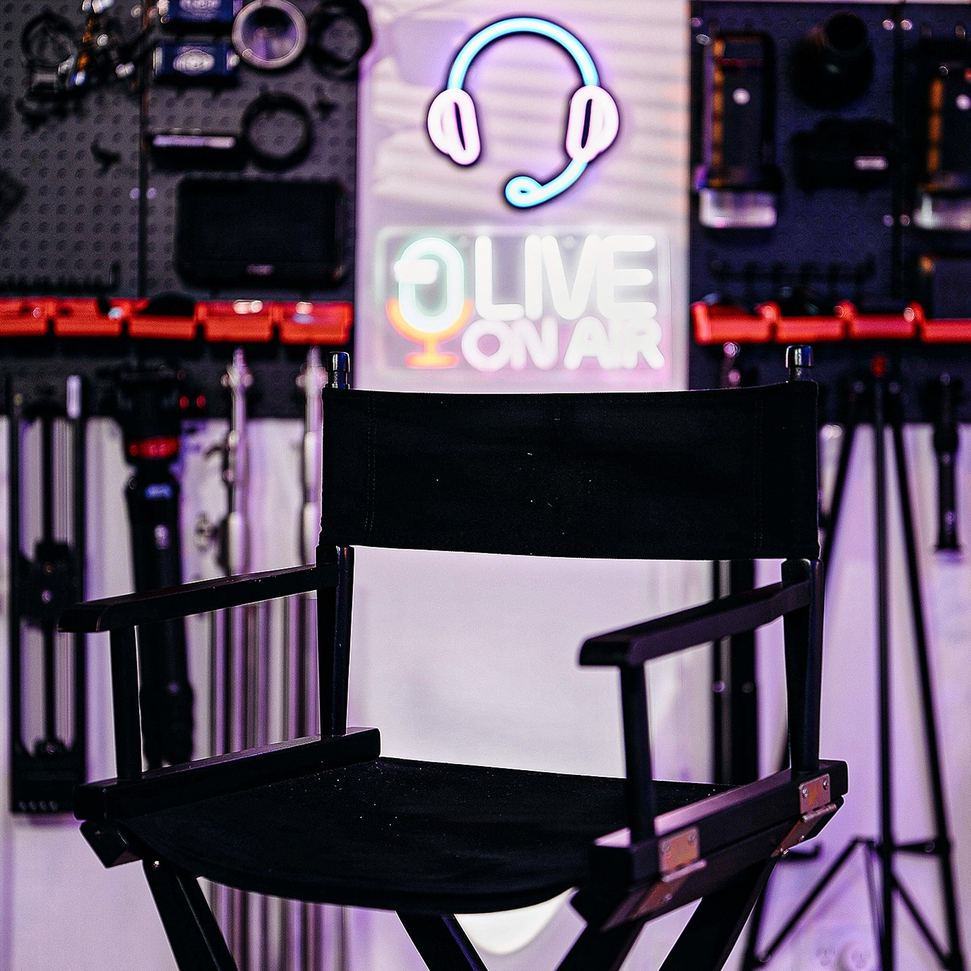 Zone 5 Creator Lab at ProStudio1 in Hollywood, FL (near Miami) — a creator-focused set for YouTube videos, interviews, and social media content.