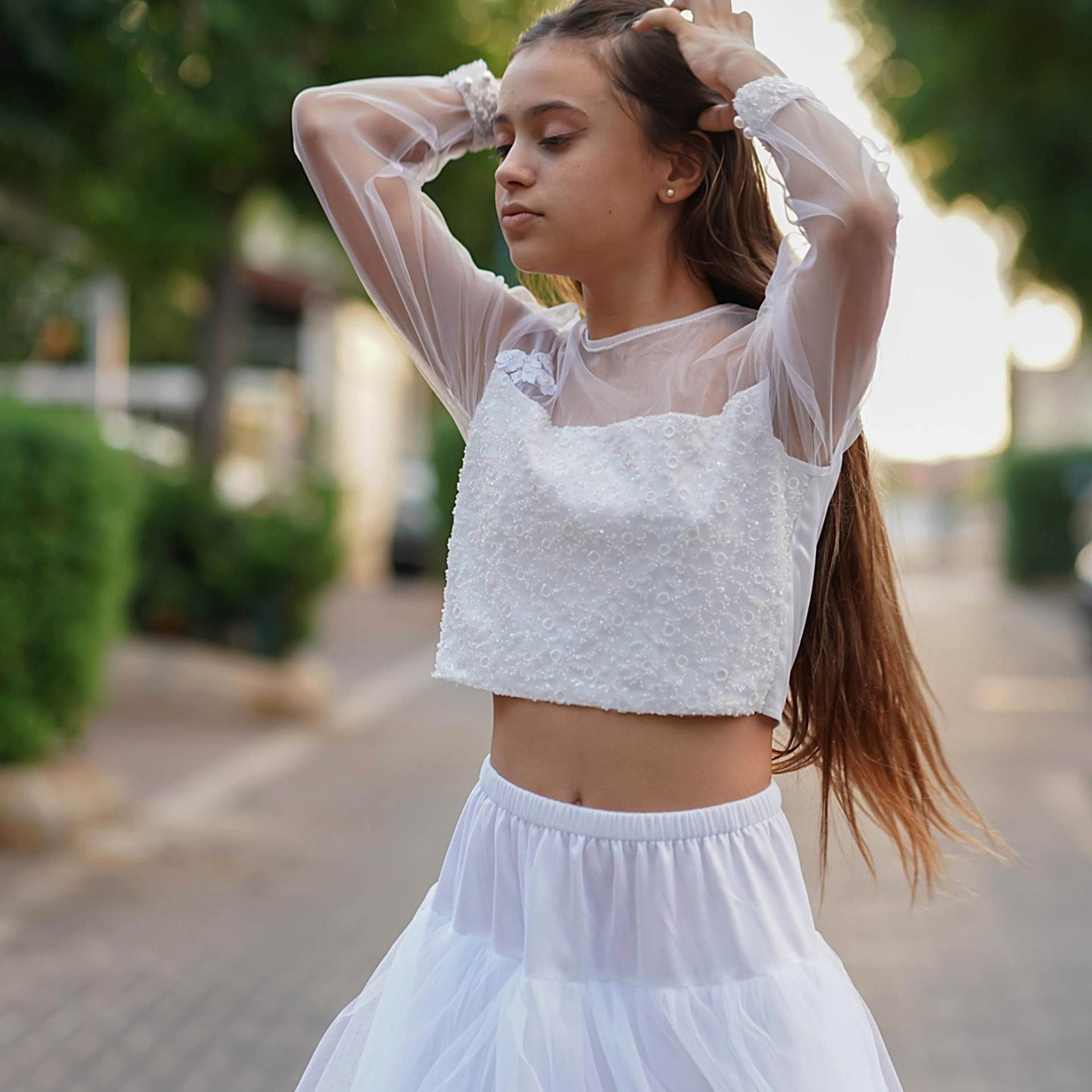 /סט / חלצה וחצאית " Abigal "