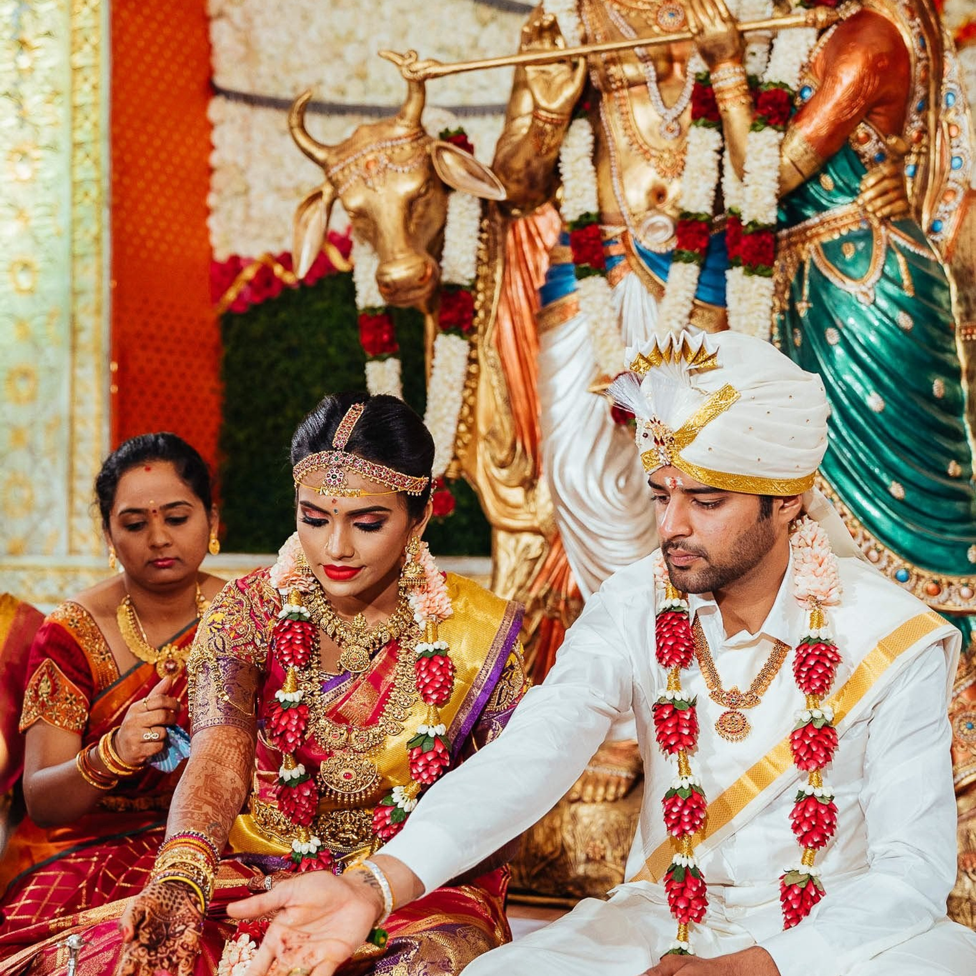 Colourful Kongu wedding at Mullai Hall, Saravanampatti, Coimbatore