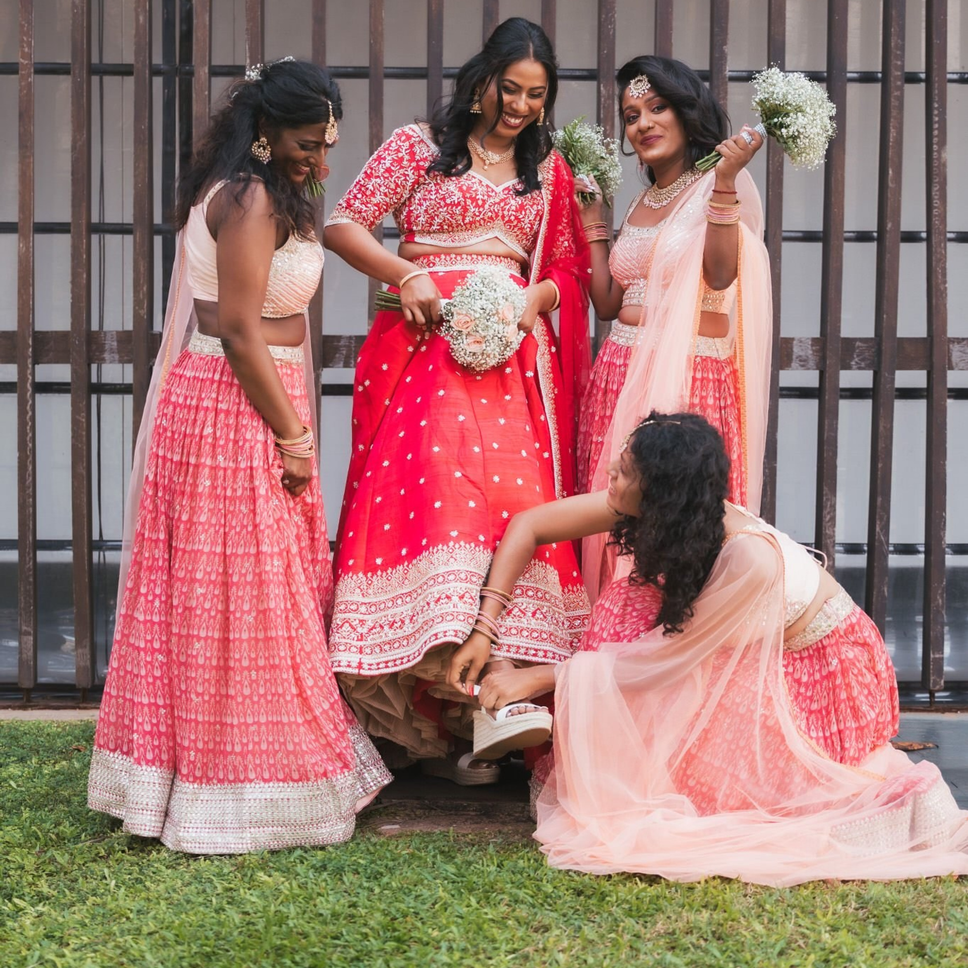 Tamil engagement ceremony at Jet wing Blu, Negambo, Sri Lanka