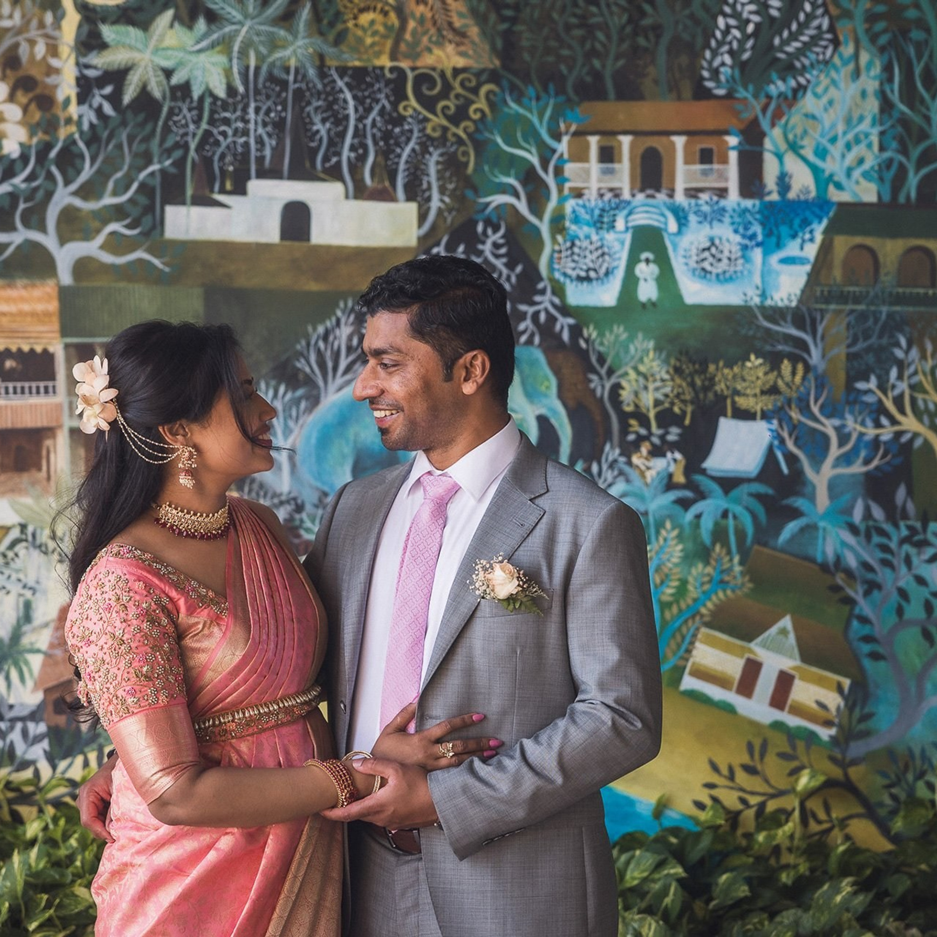 Tamil wedding registration ceremony at Shangri-La Colombo