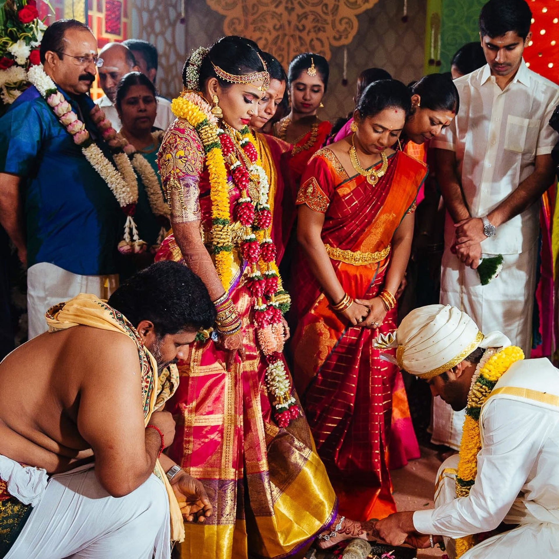 Colourful Kongu wedding at Mullai Hall, Saravanampatti, Coimbatore