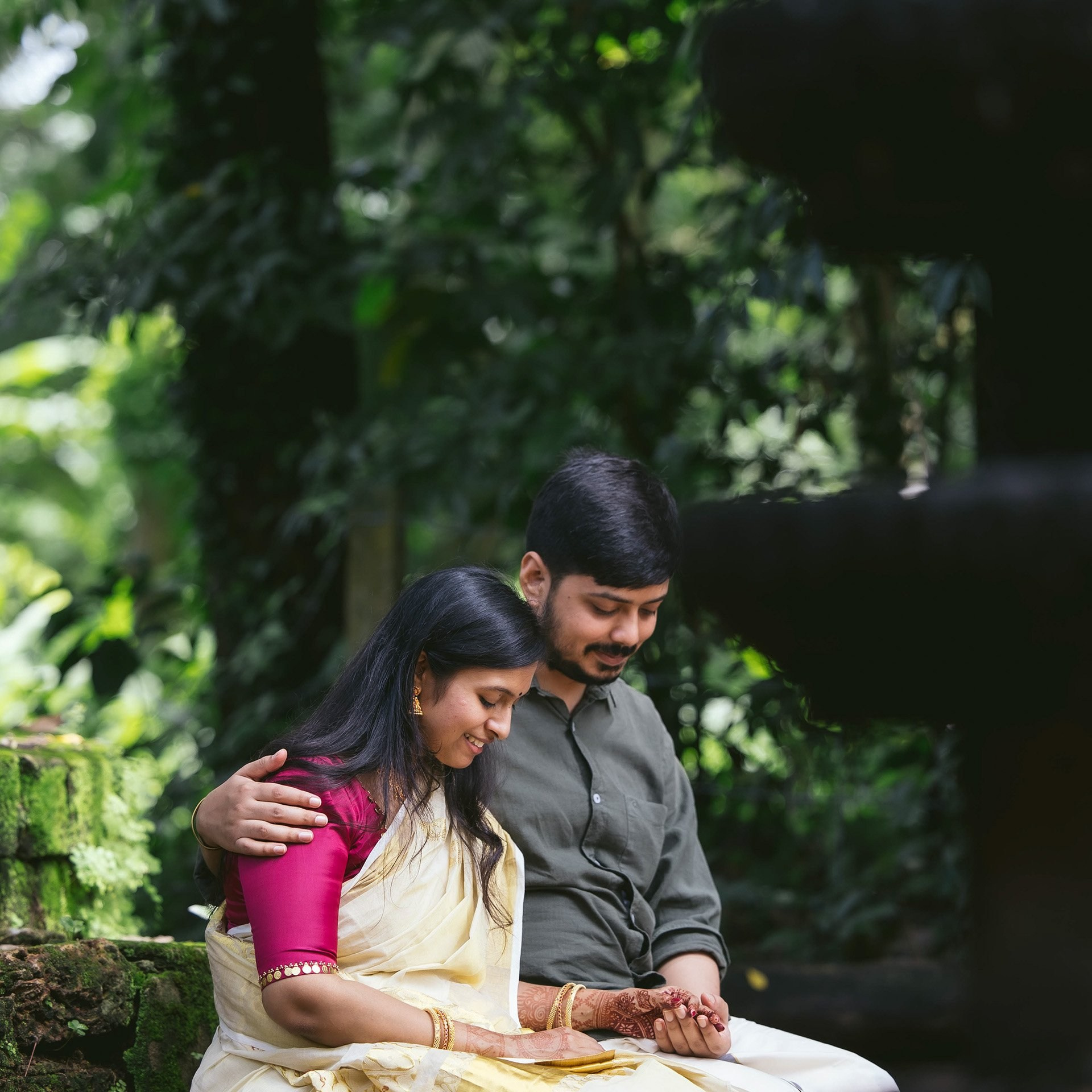 Post-Wedding Couple Shoot at Ponnamaravathi, Karaikudi | ONEIRO Photography