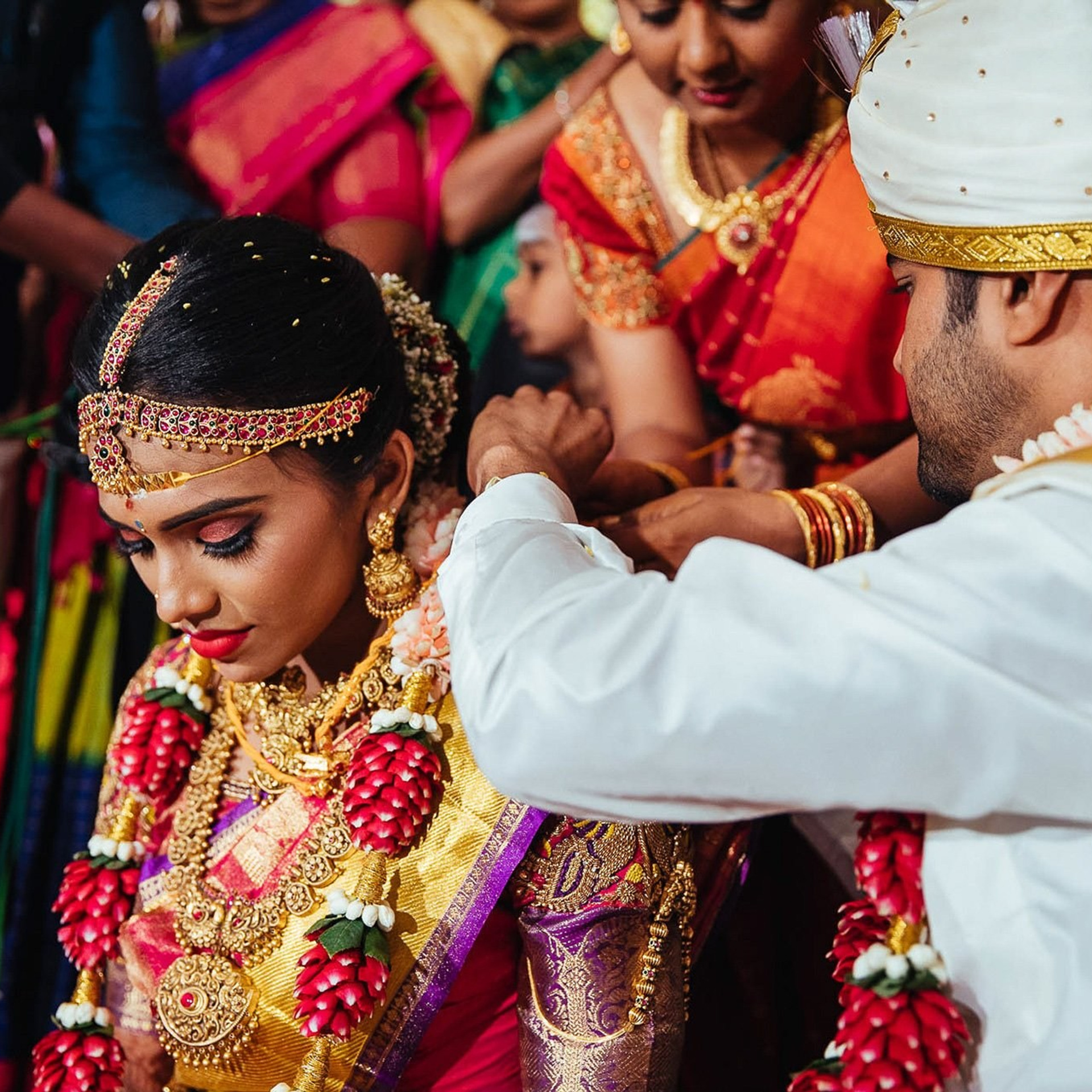 Colourful Kongu wedding at Mullai Hall, Saravanampatti, Coimbatore