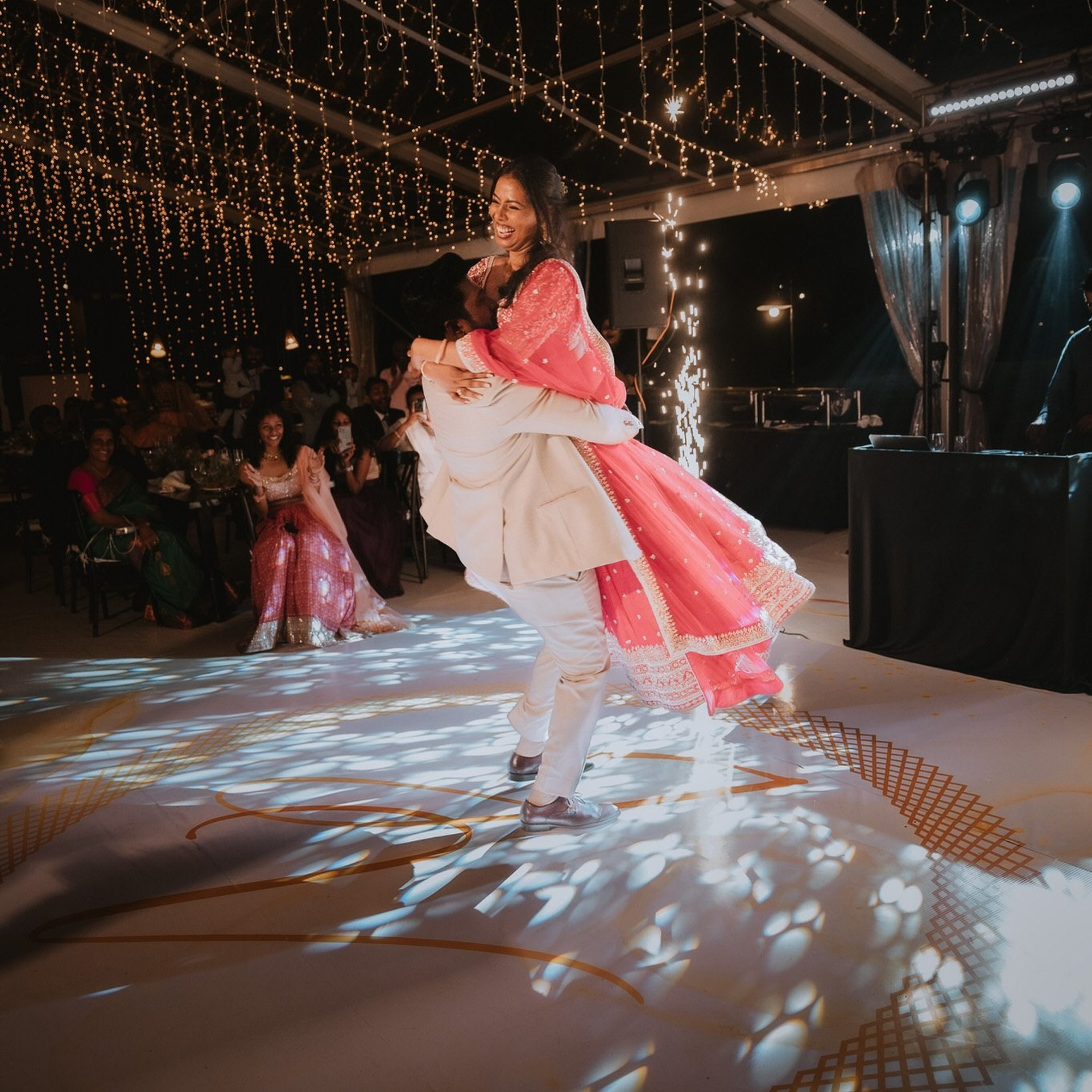 Tamil engagement ceremony at Jet wing Blu, Negambo, Sri Lanka