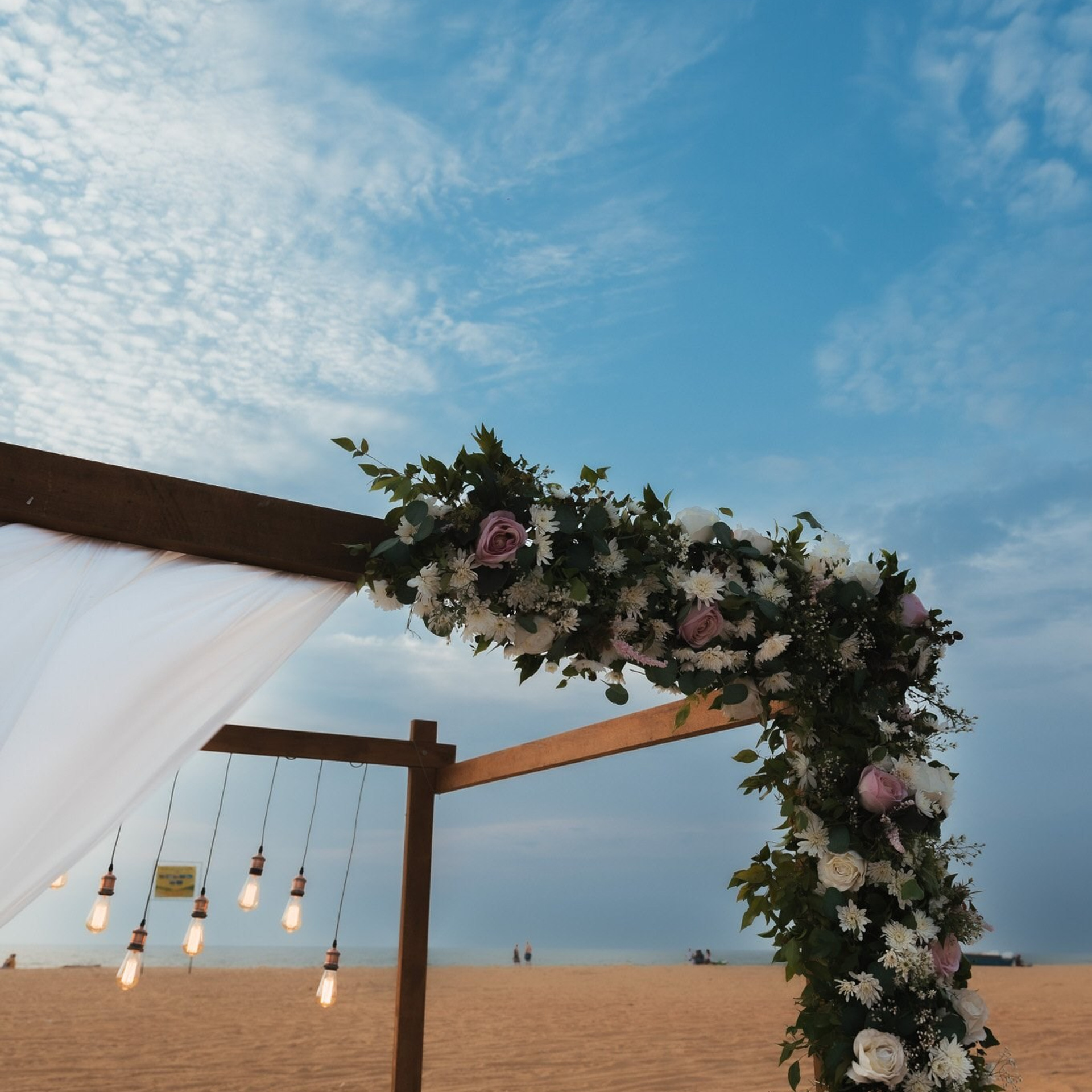 Tamil engagement ceremony at Jet wing Blu, Negambo, Sri Lanka