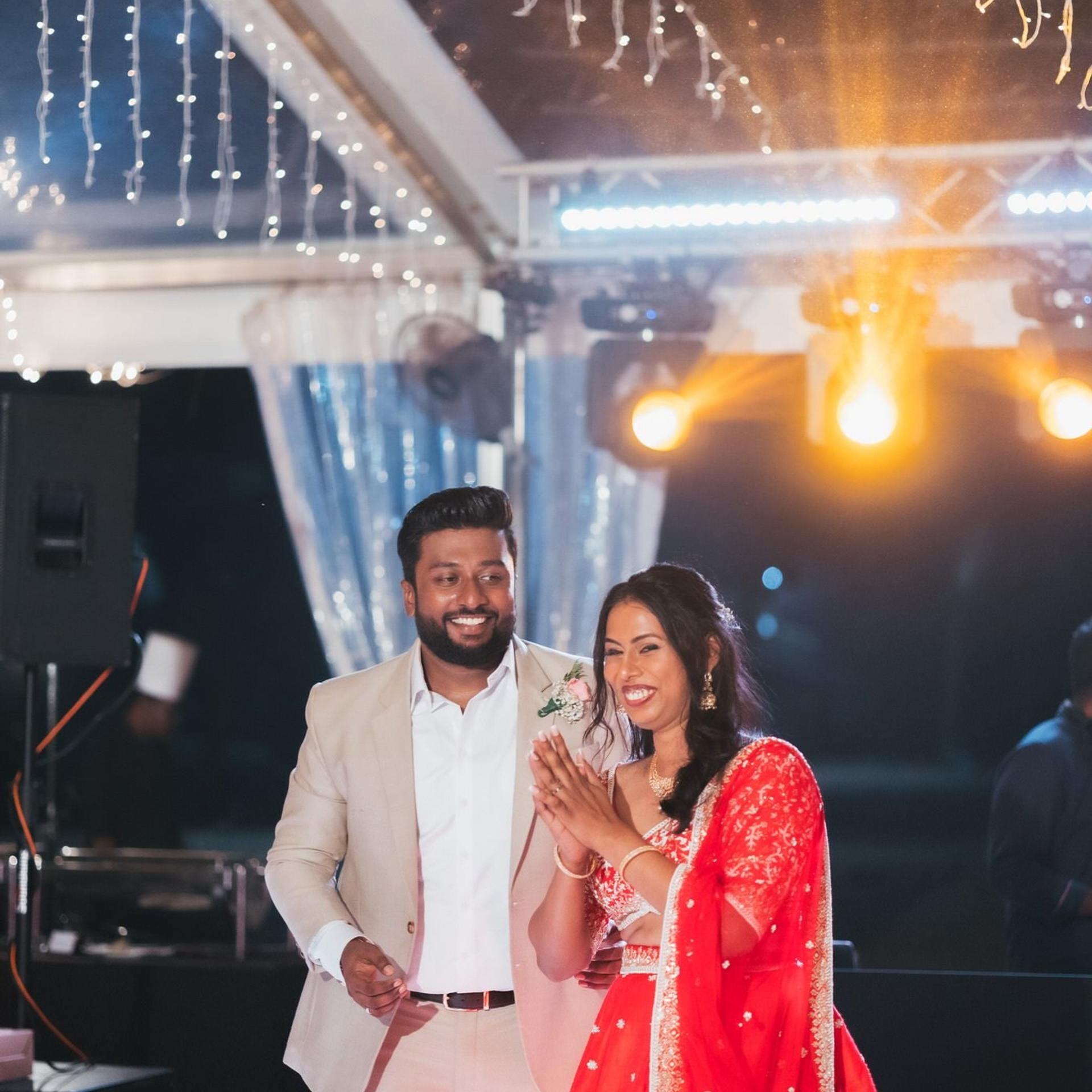 Tamil engagement ceremony at Jet wing Blu, Negambo, Sri Lanka