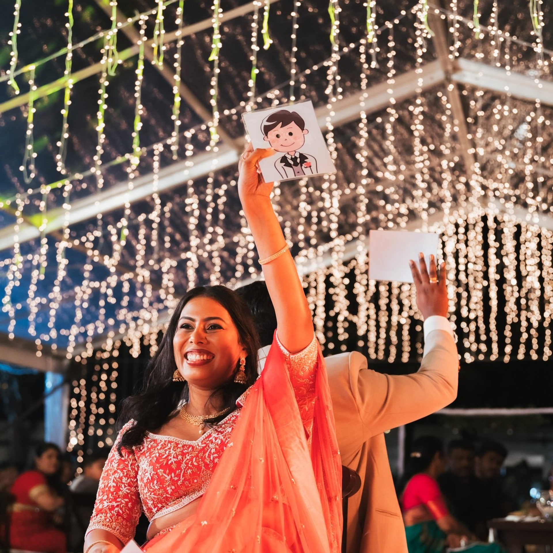 Tamil engagement ceremony at Jet wing Blu, Negambo, Sri Lanka