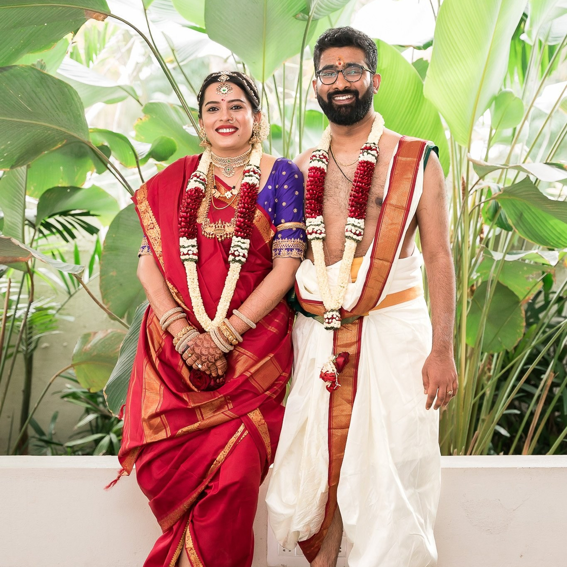 Traditional Kannada Brahmin Temple wedding, JP nagar, Bangalore