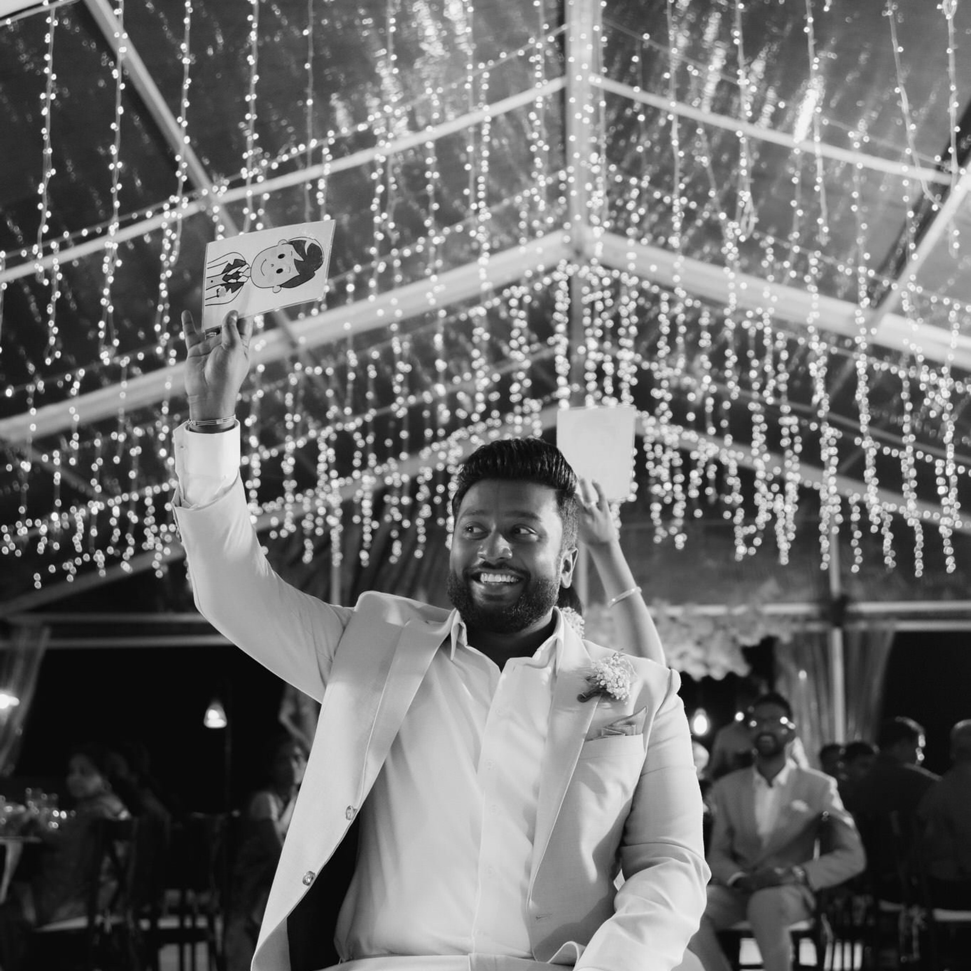 Tamil engagement ceremony at Jet wing Blu, Negambo, Sri Lanka
