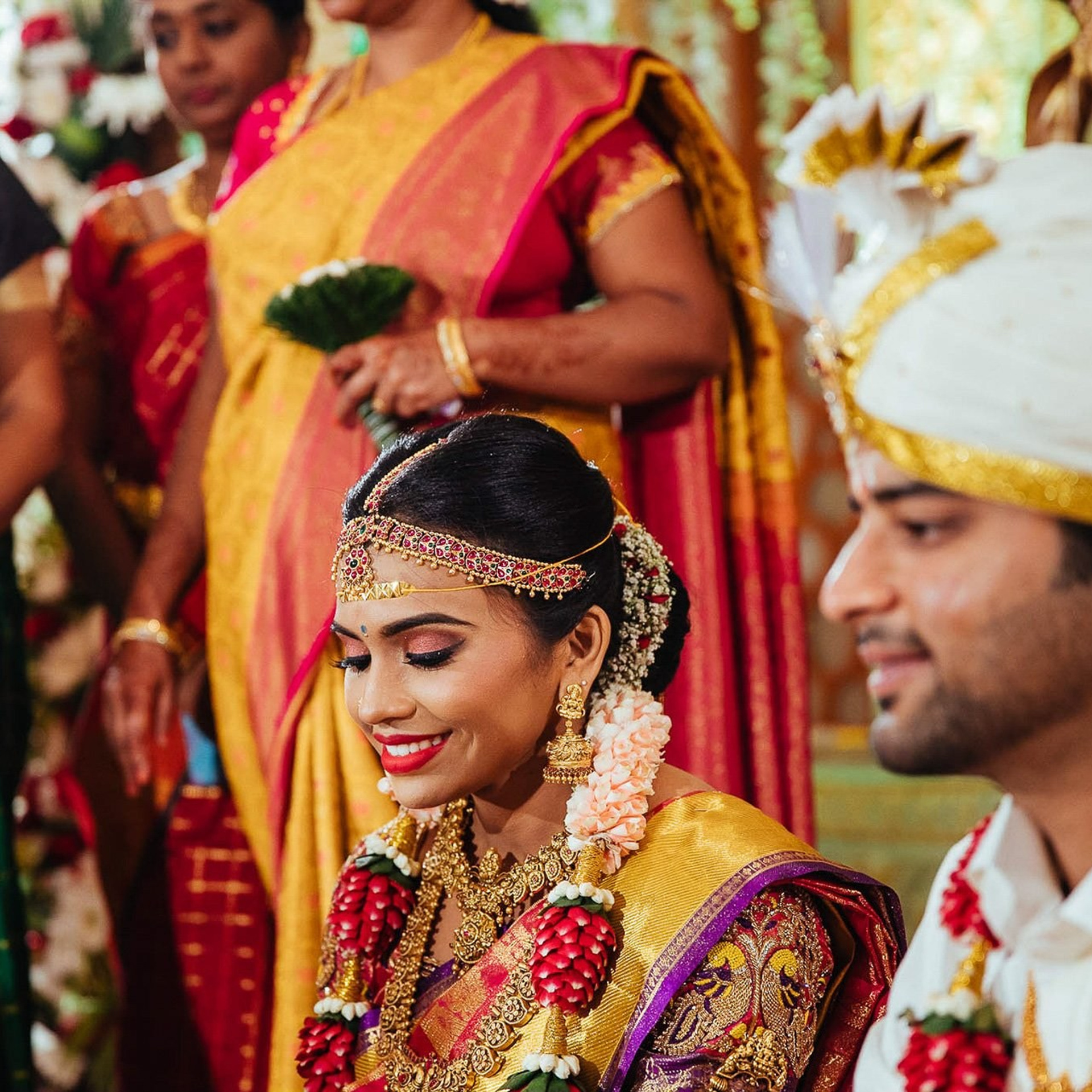 Colourful Kongu wedding at Mullai Hall, Saravanampatti, Coimbatore