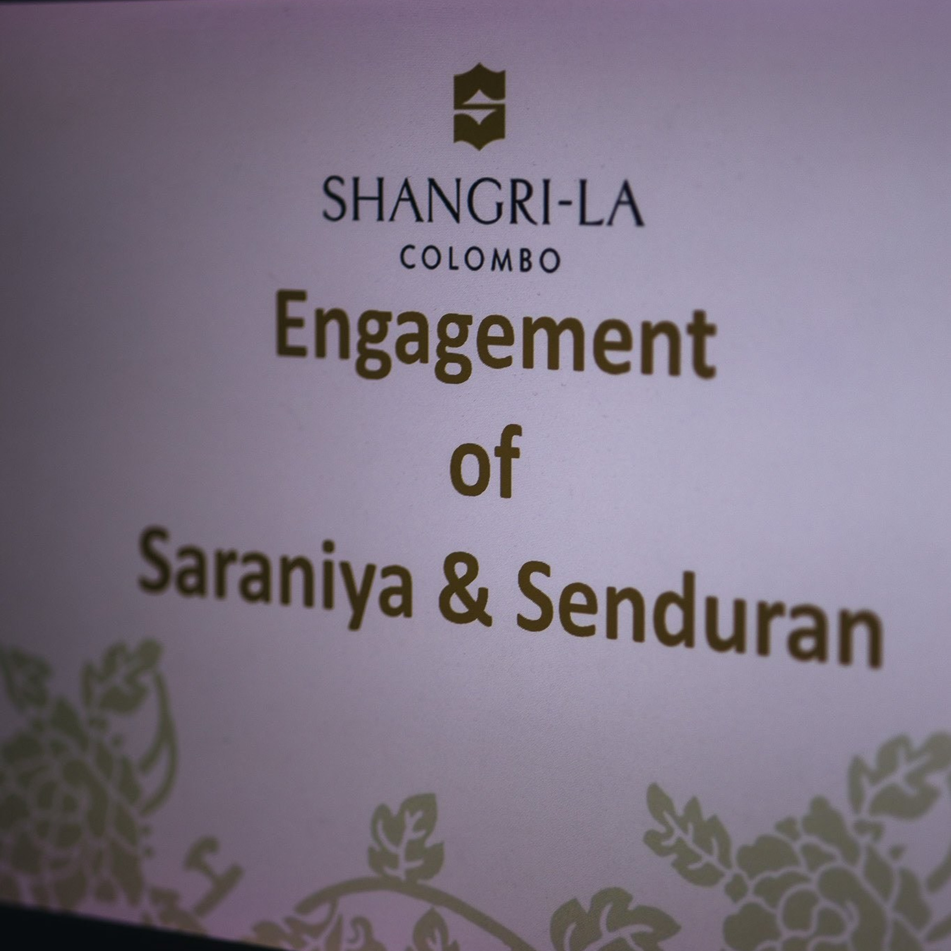 Tamil wedding registration ceremony at Shangri-La Colombo