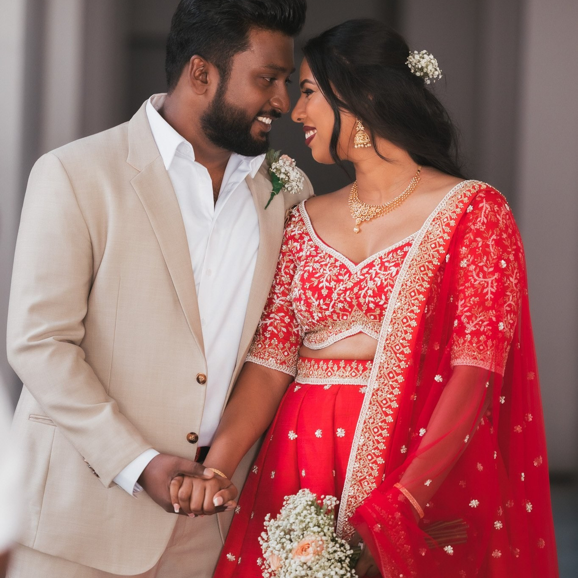 Tamil engagement ceremony at Jet wing Blu, Negambo, Sri Lanka
