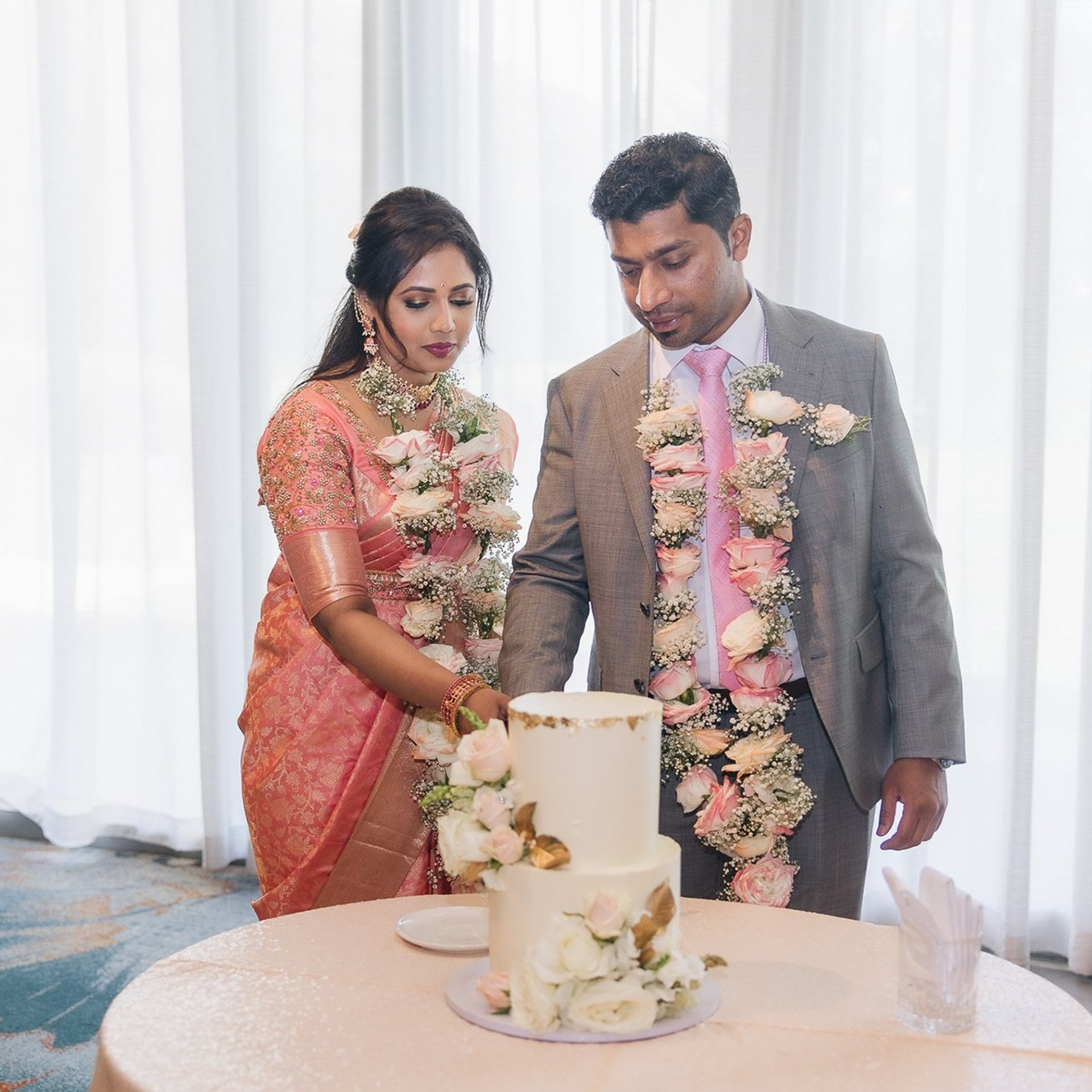 Tamil wedding registration ceremony at Shangri-La Colombo