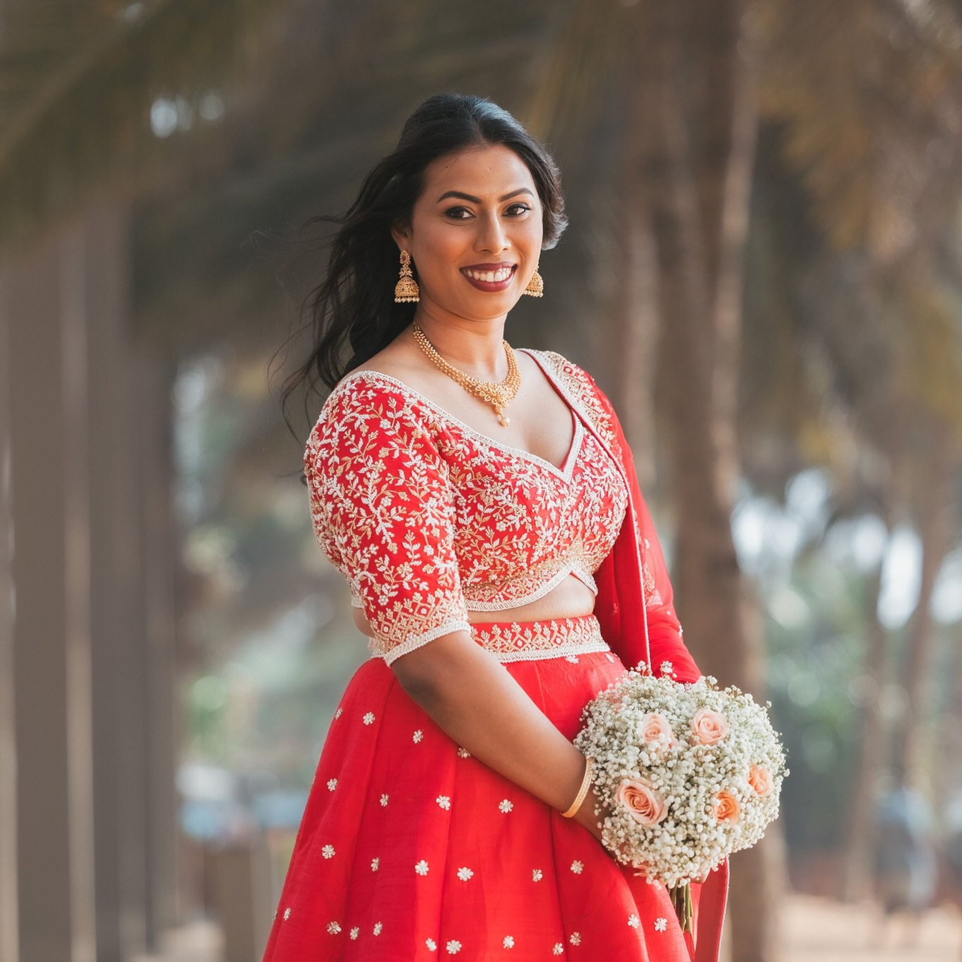 Tamil engagement ceremony at Jet wing Blu, Negambo, Sri Lanka