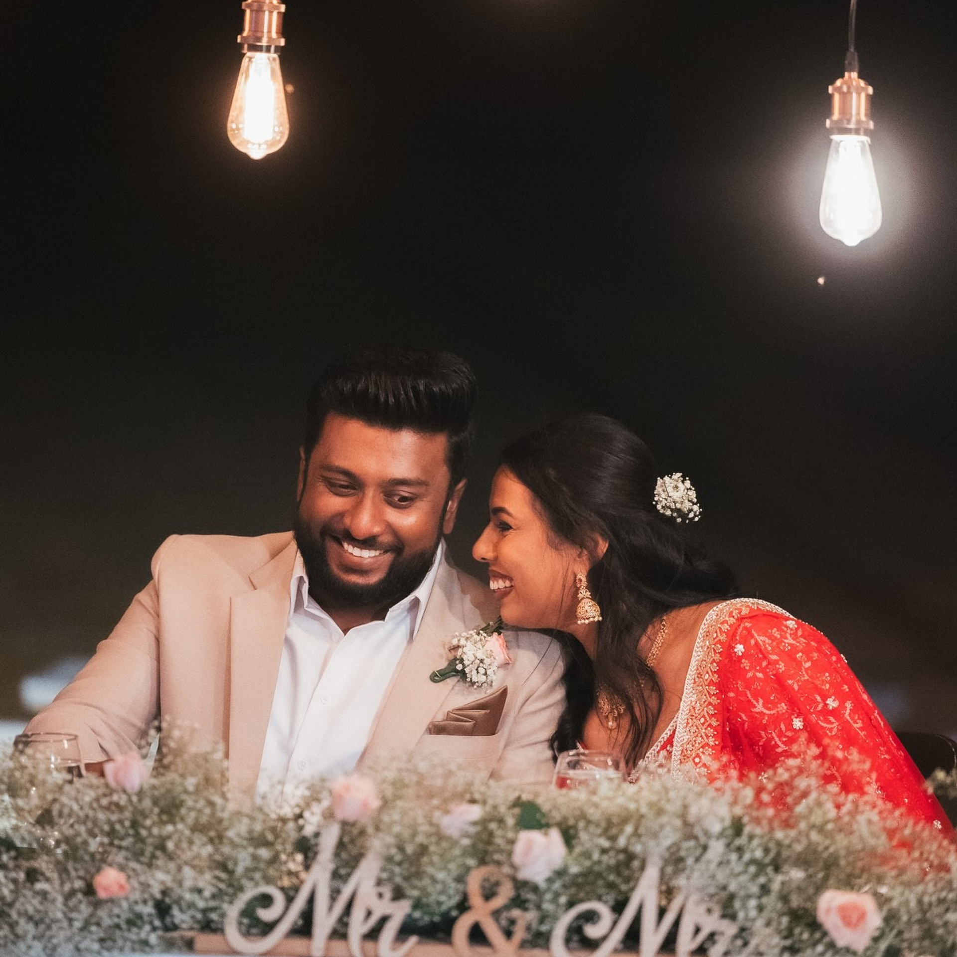 Tamil engagement ceremony at Jet wing Blu, Negambo, Sri Lanka
