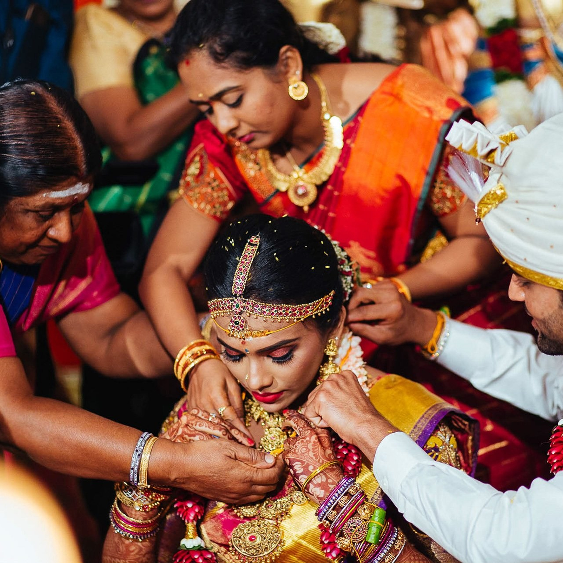 Colourful Kongu wedding at Mullai Hall, Saravanampatti, Coimbatore