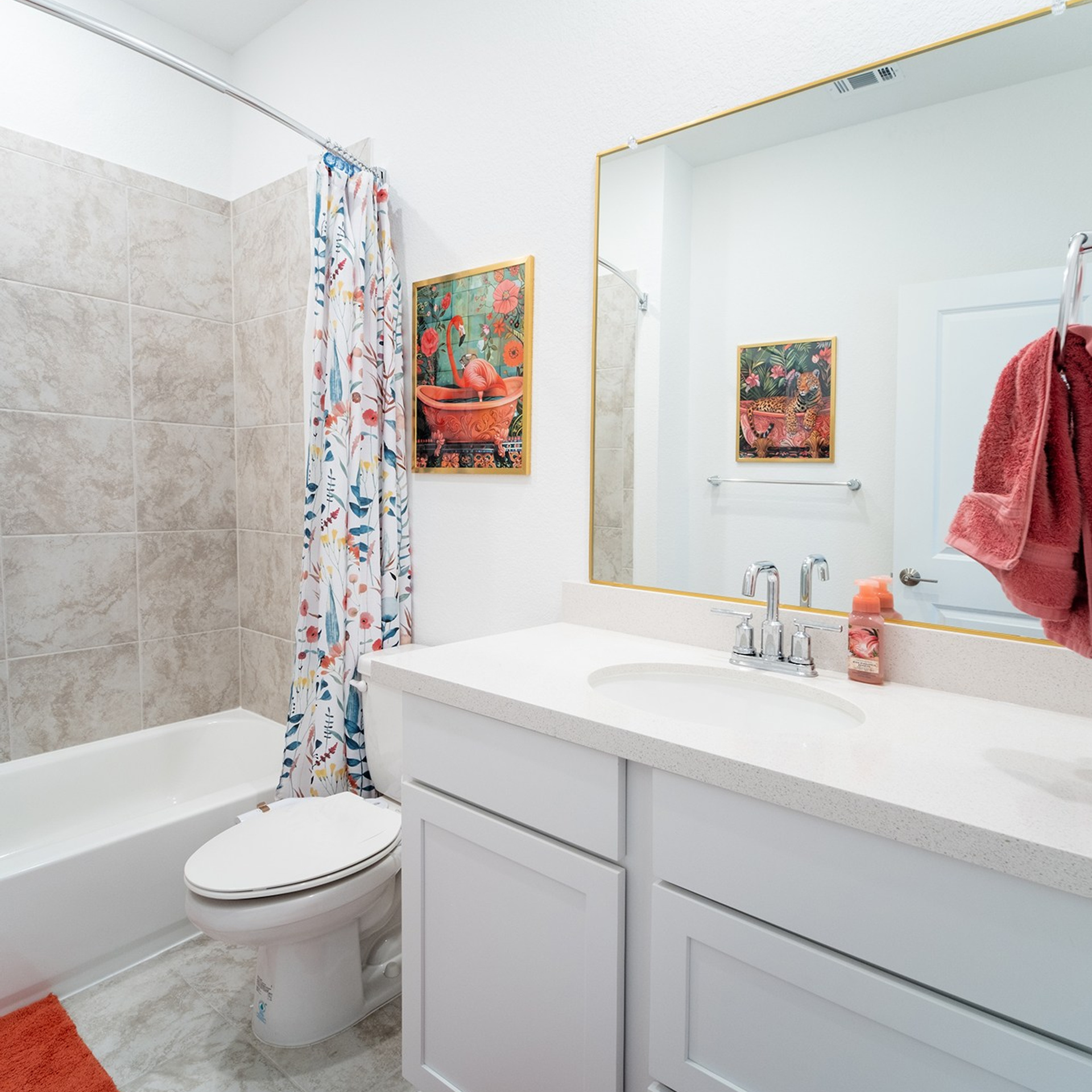 Luxury modern bathroom interior photographed by Austin Texas photographer