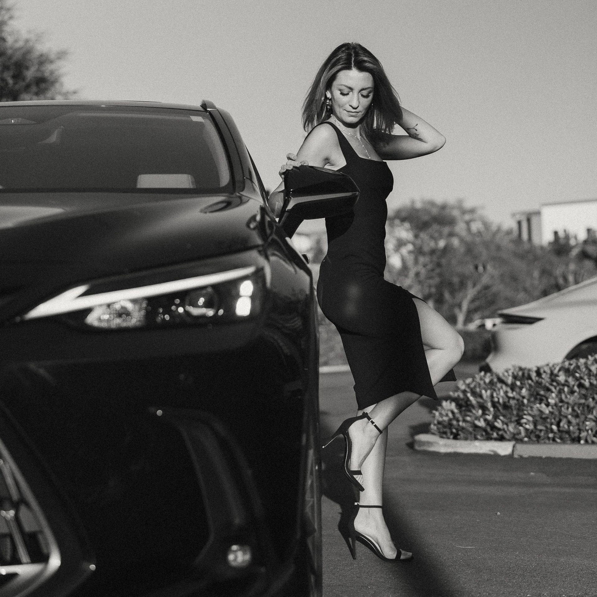 Lexus Lady. Street Car Shoot