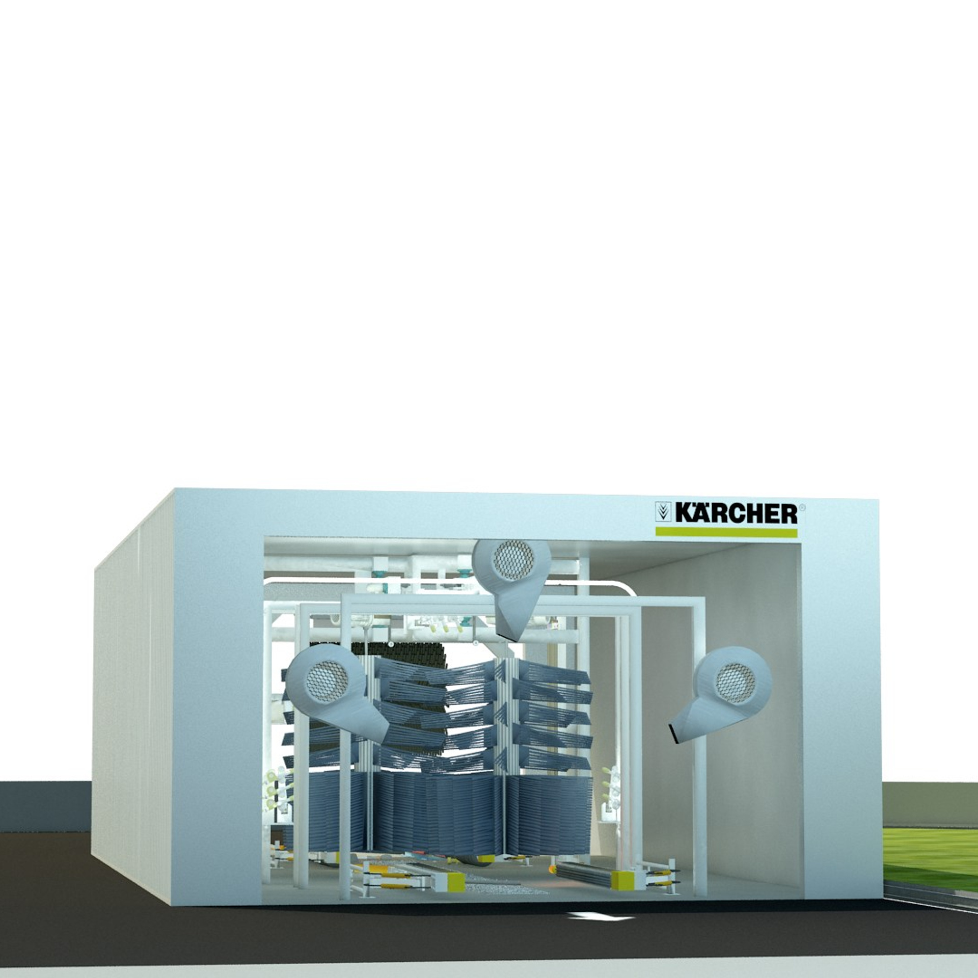 Self-service car wash, Tbilisi, 2020