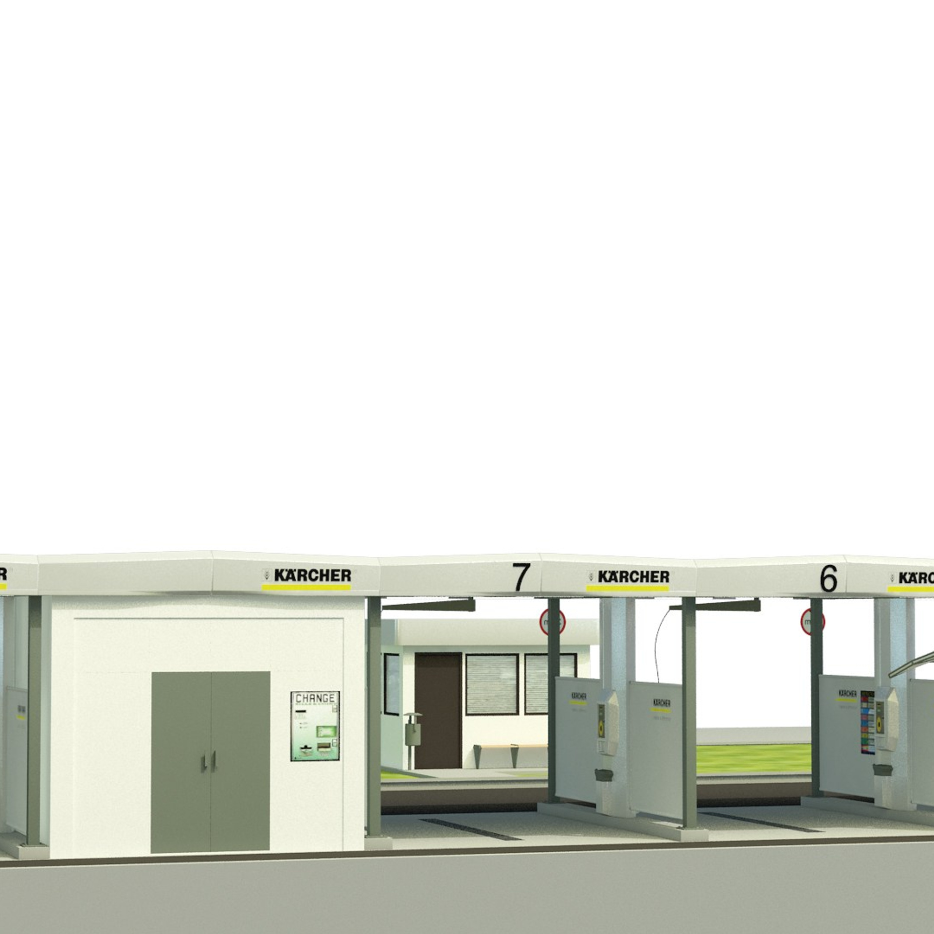 Self-service car wash, Tbilisi, 2020