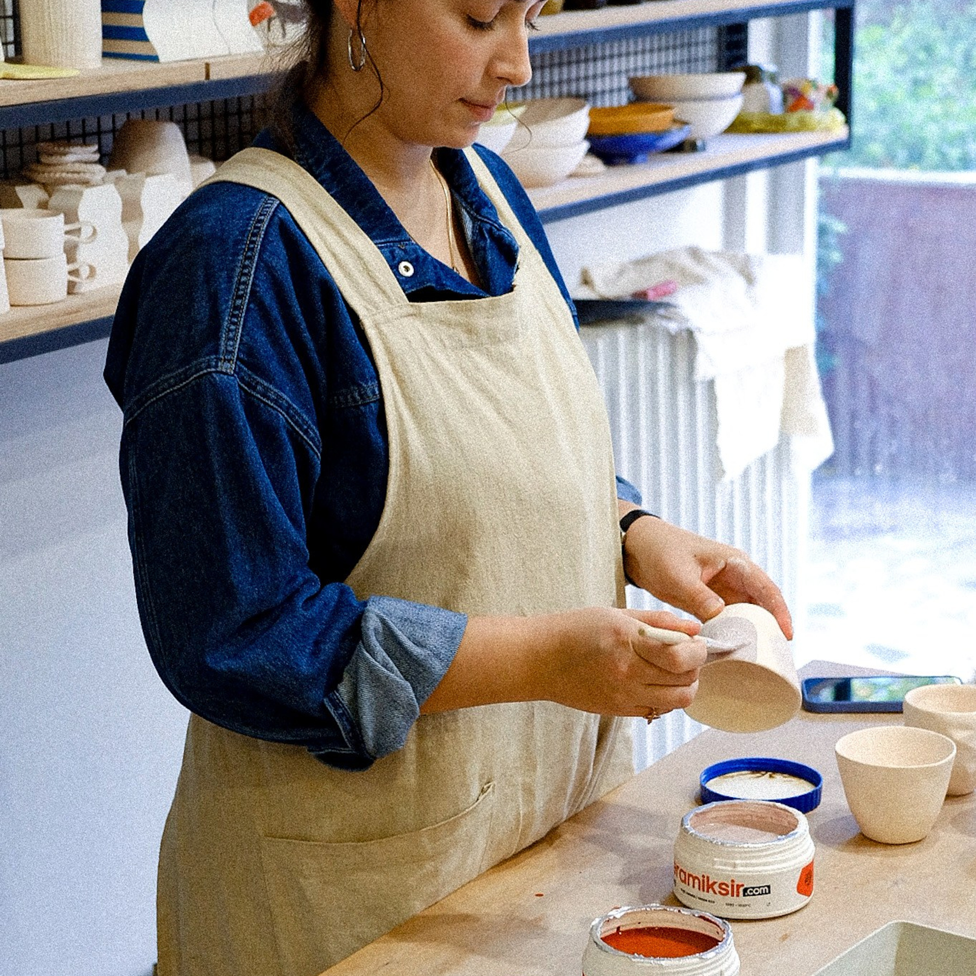 Ceramic studio. Segu