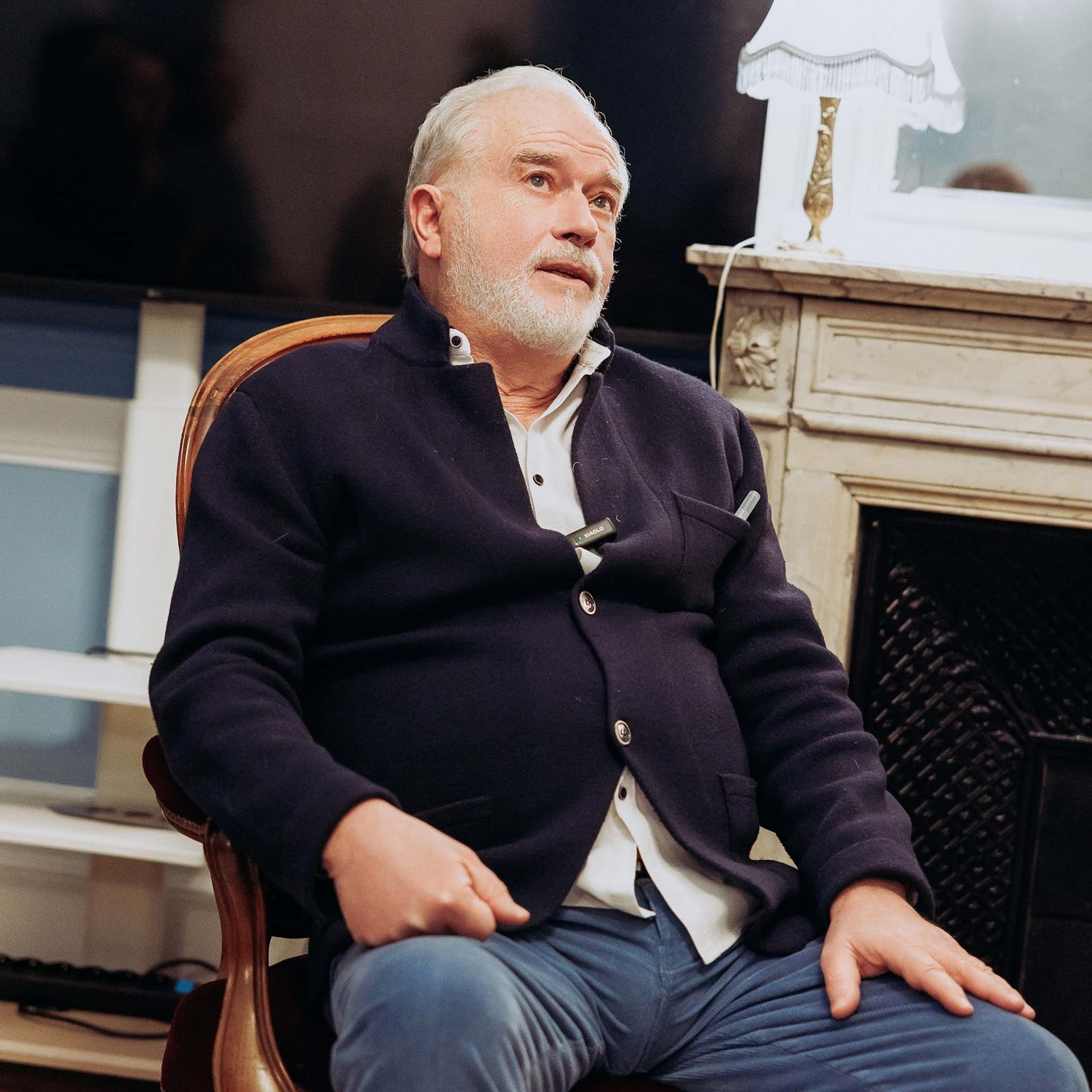 Michel Canesi à la présentation de son livre (éditions Plon). Photographe à Paris