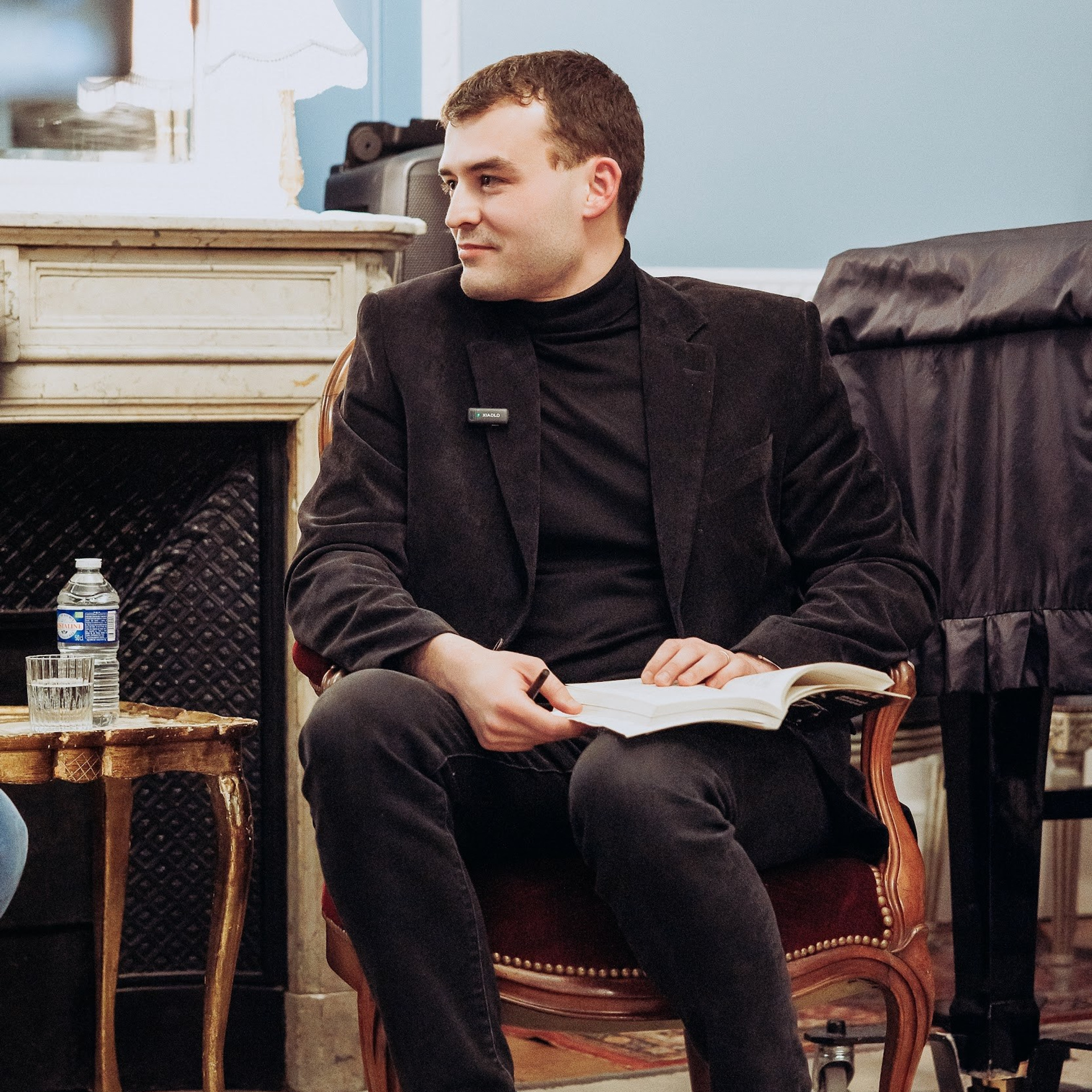 Michel Canesi à la présentation de son livre (éditions Plon). Photographe à Paris