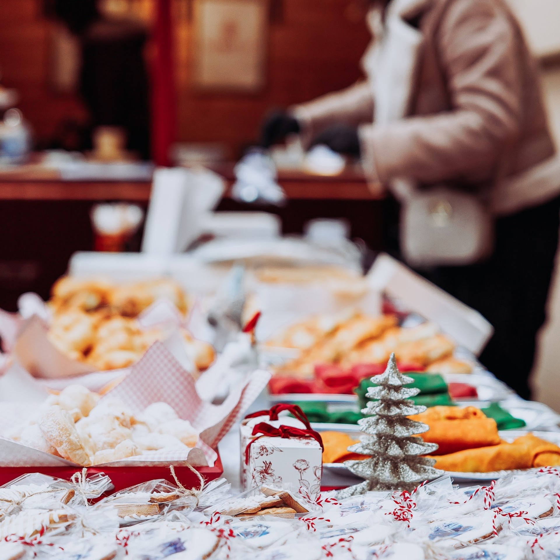 Un marché de Noël. Photographe à Paris