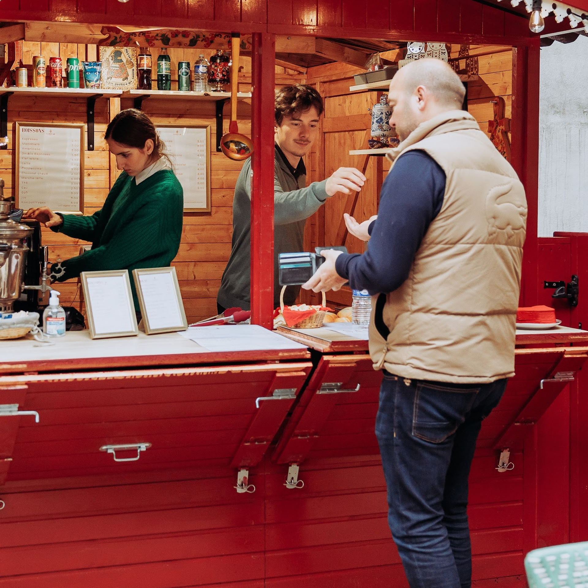 Le café Samovar à Paris. Photographe à Paris
