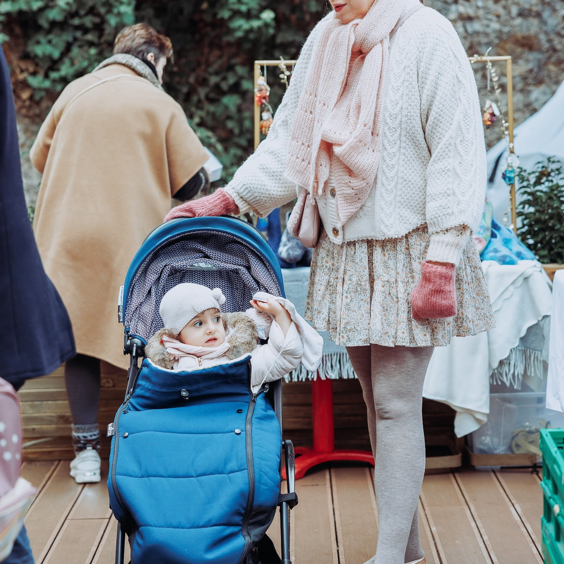 Un marché de Noël. Photographe à Paris